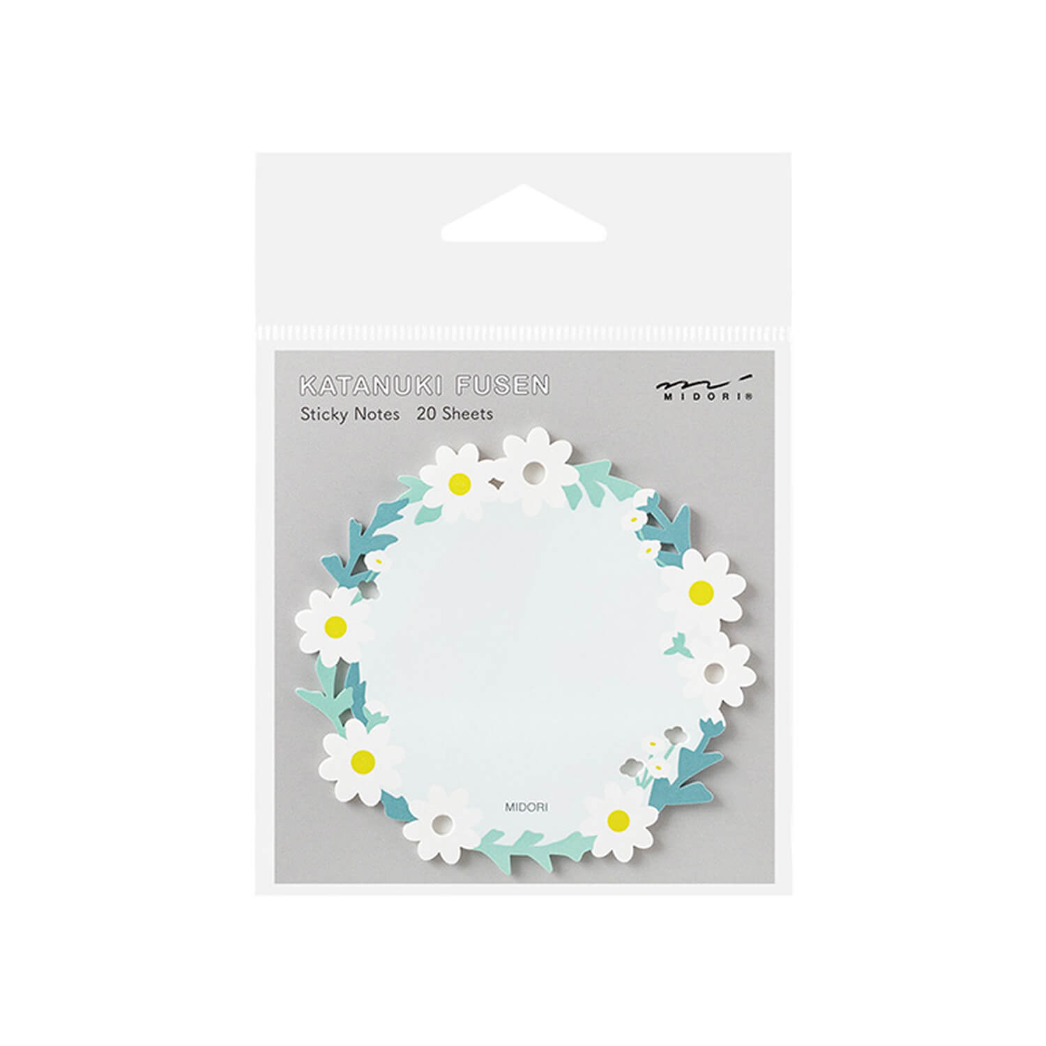 Midori Die-Cut Sticky Notes – Wreath