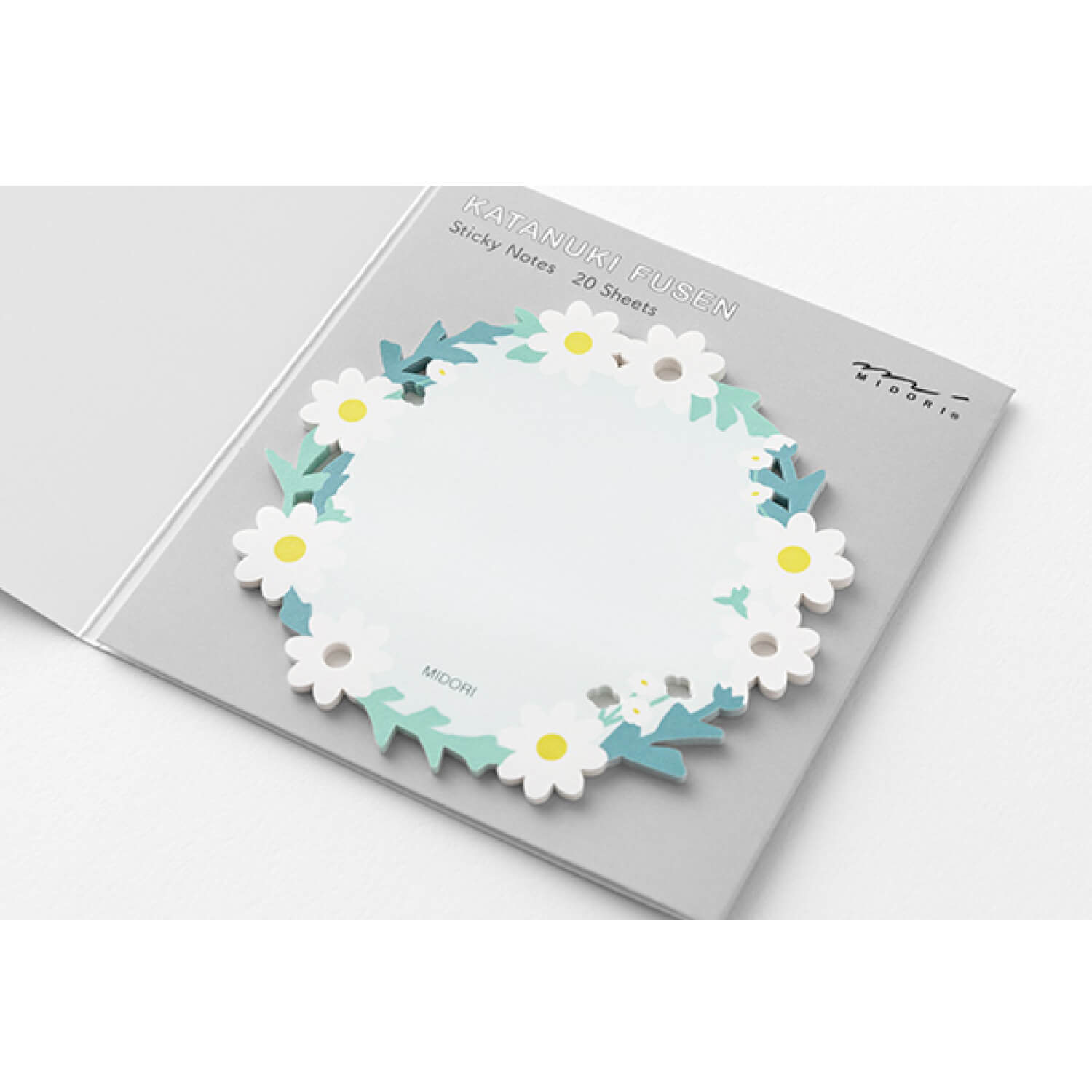Midori Die-Cut Sticky Notes – Wreath
