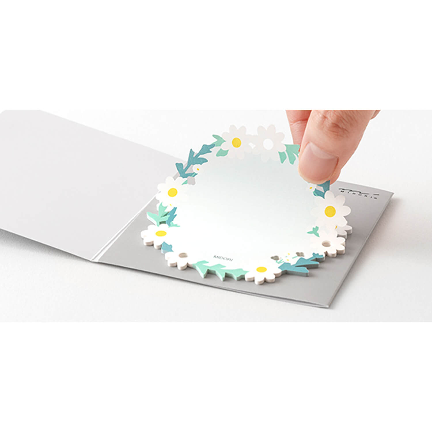 Midori Die-Cut Sticky Notes – Wreath