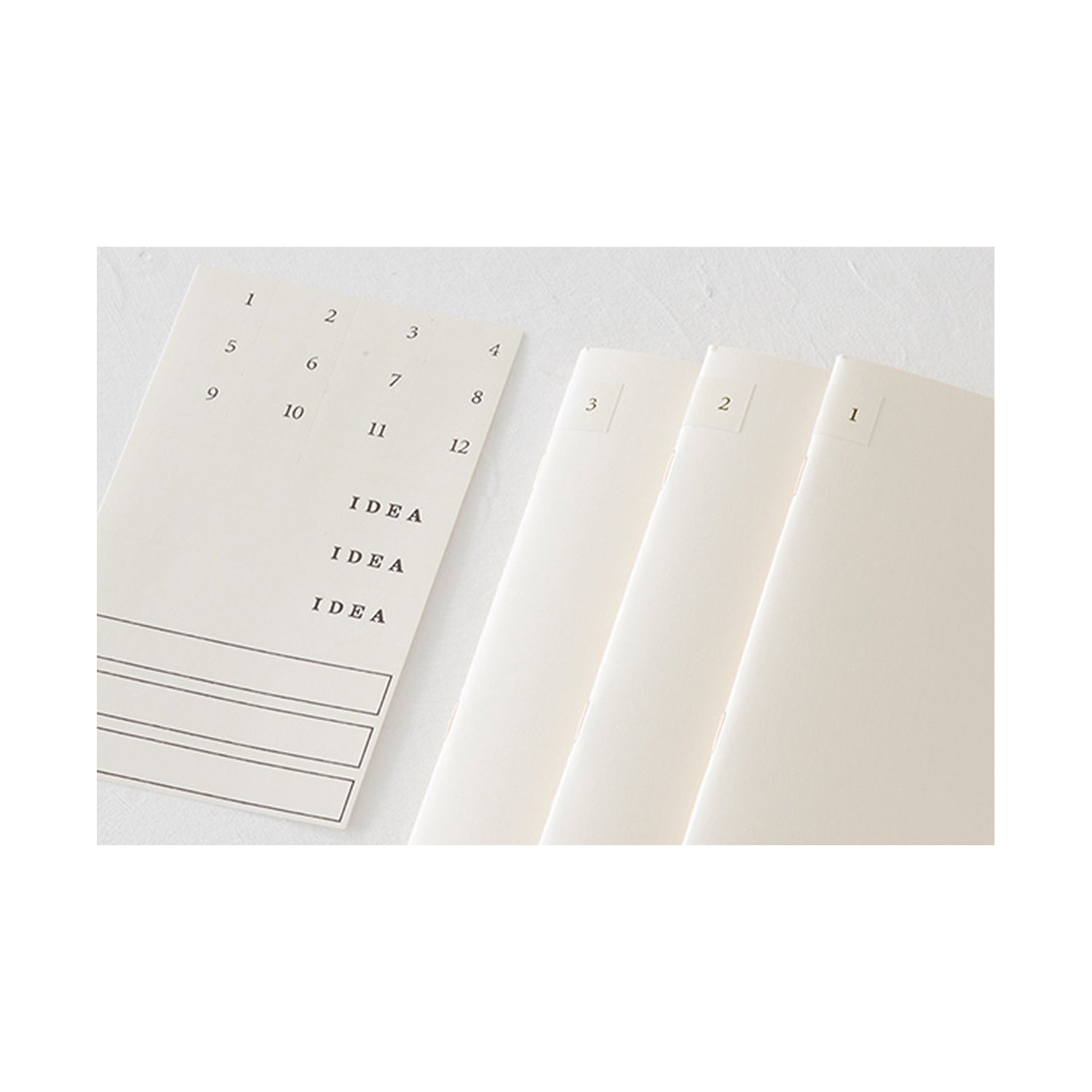 Midori MD Notebook Light – A5 – Lined (Pack of 3)