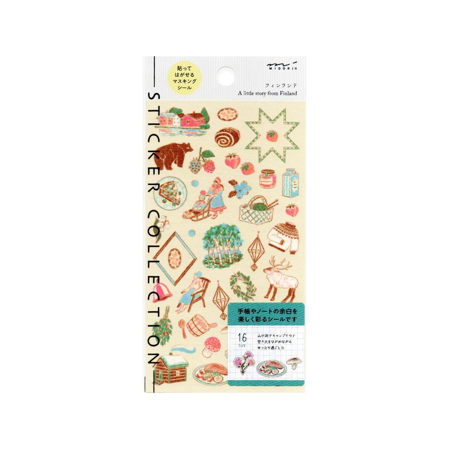 Midori Planner Sticker Sheet - Finland