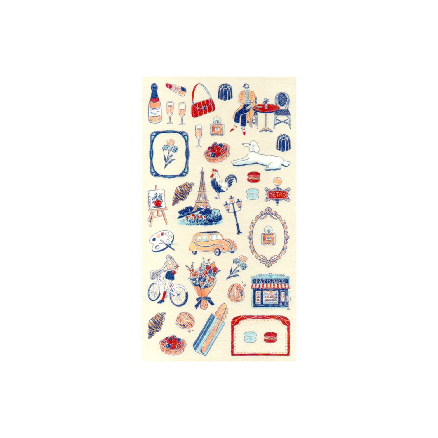 Midori Planner Sticker Sheet - France