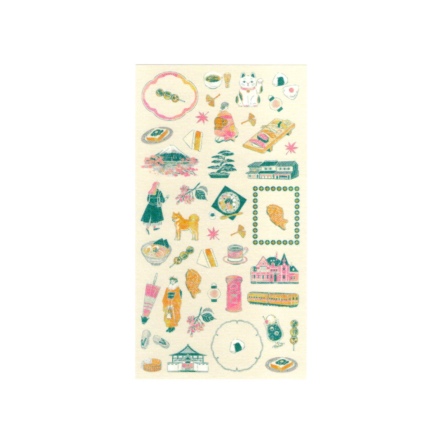 Midori Planner Sticker Sheet - Japan