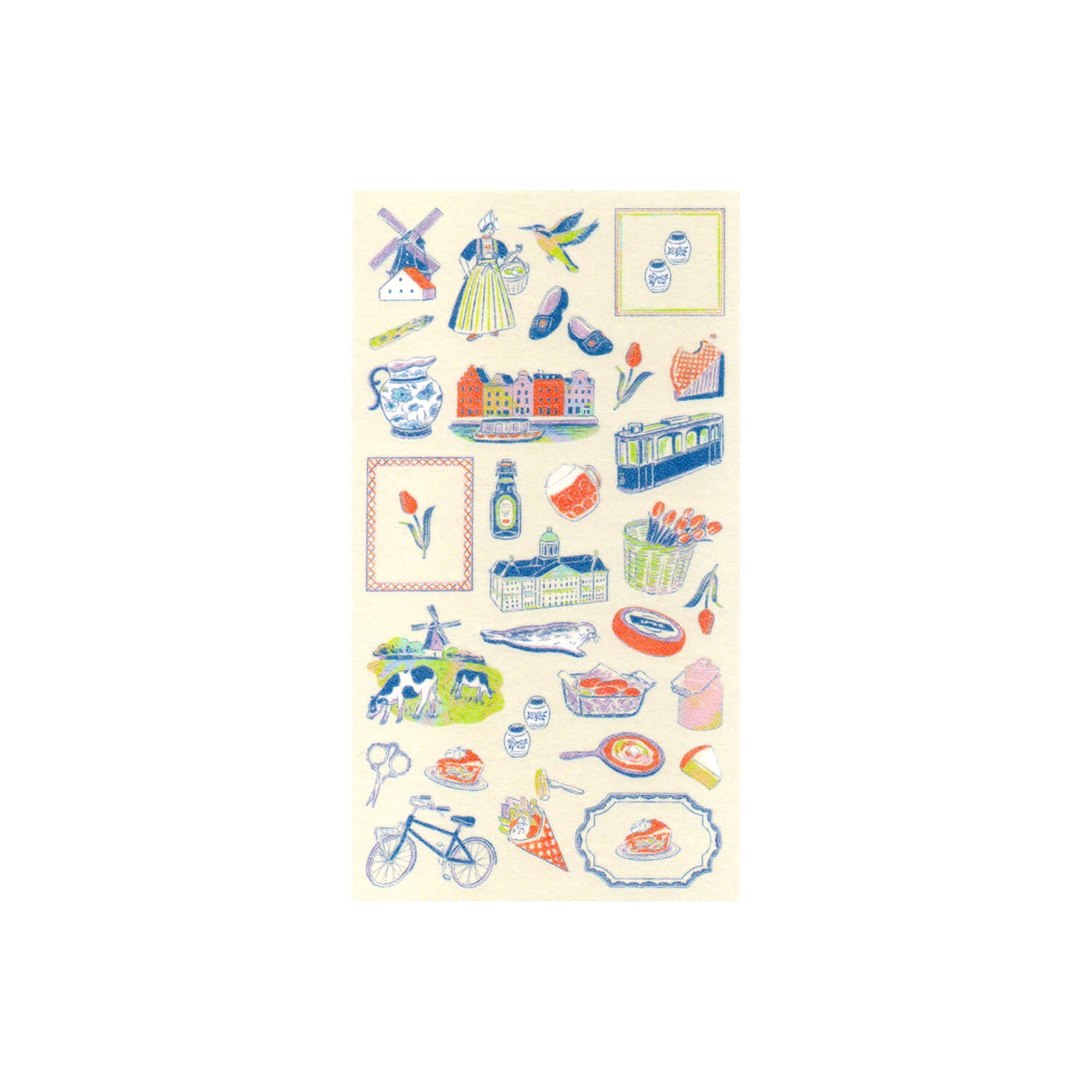 Midori Planner Sticker Sheet - Netherlands