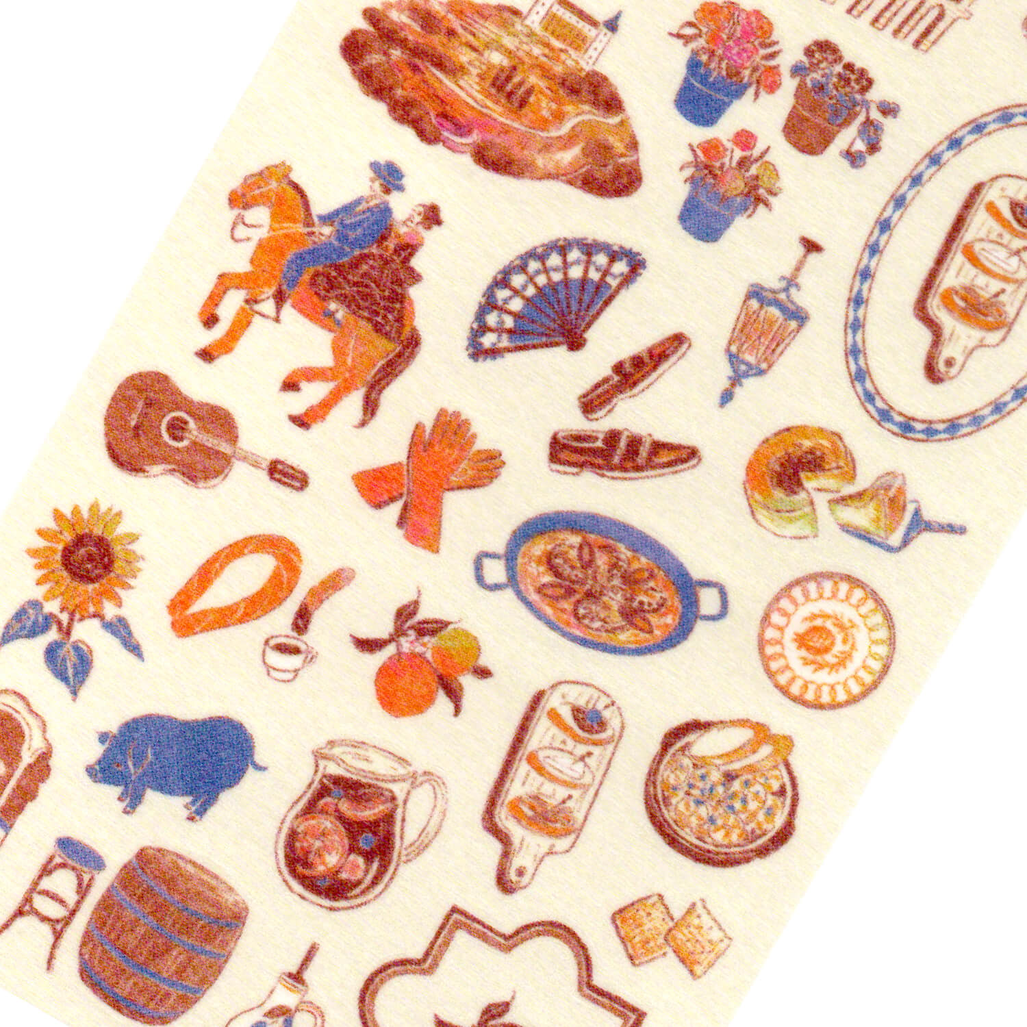 Midori Planner Sticker Sheet - Spain