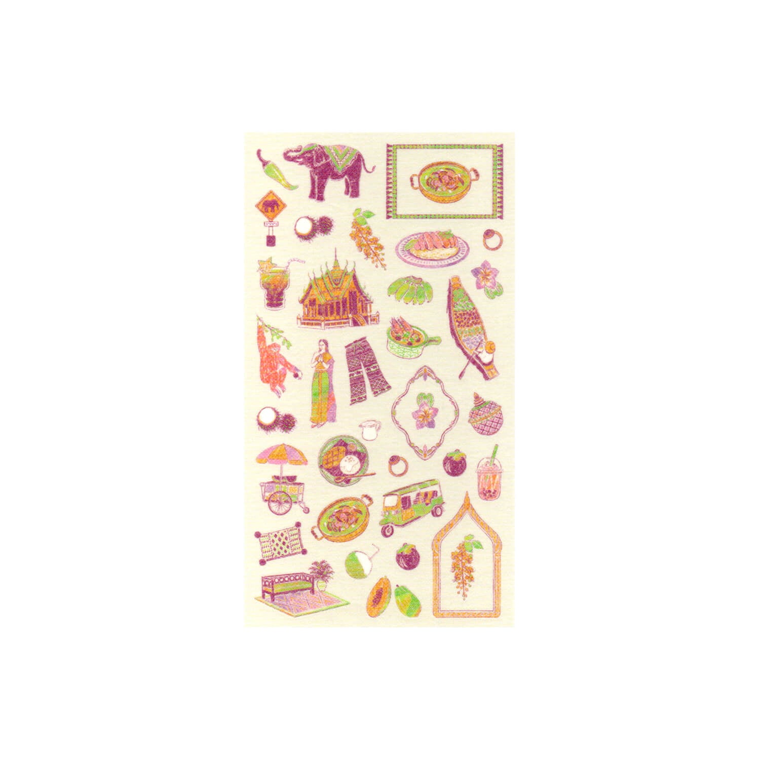 Midori Planner Sticker Sheet - Thailand