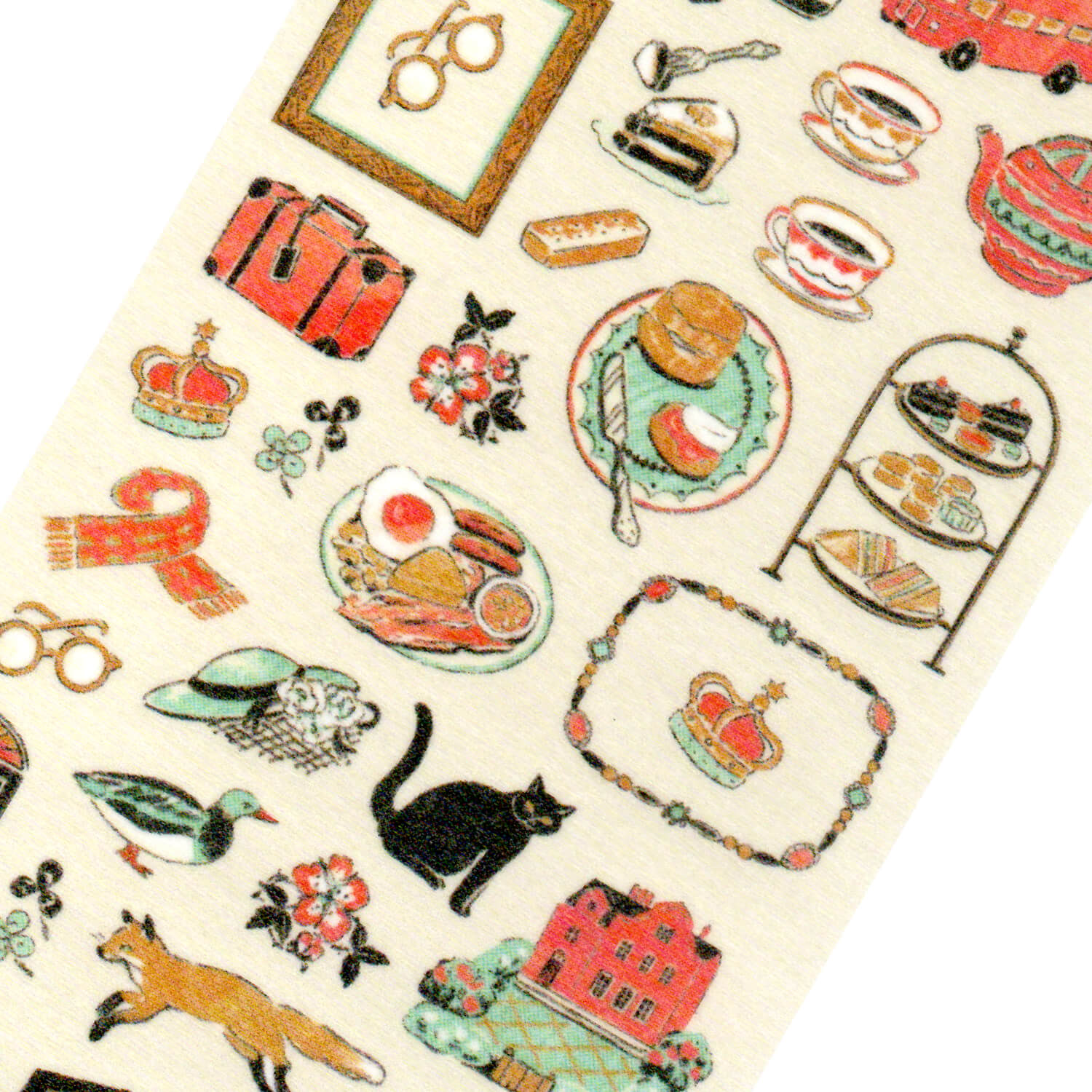 Midori Planner Sticker Sheet - United Kingdom