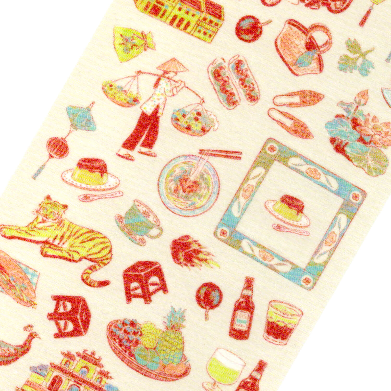 Midori Planner Sticker Sheet - Vietnam