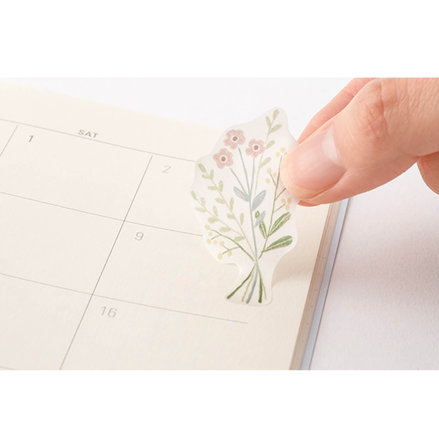 Midori Planner Stickers – Flowers (2 Sheets)
