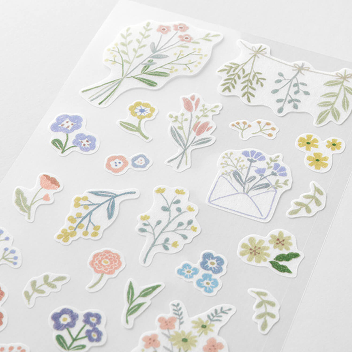 Midori Planner Stickers – Flowers (2 Sheets)
