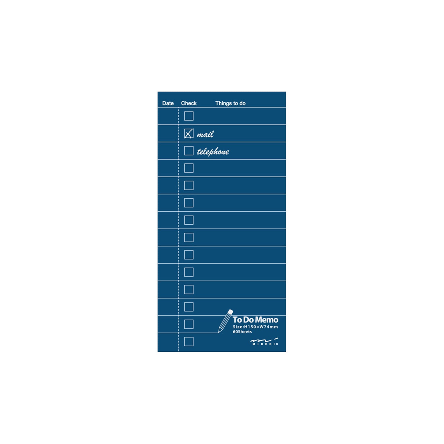 Midori To Do List Memo Pad