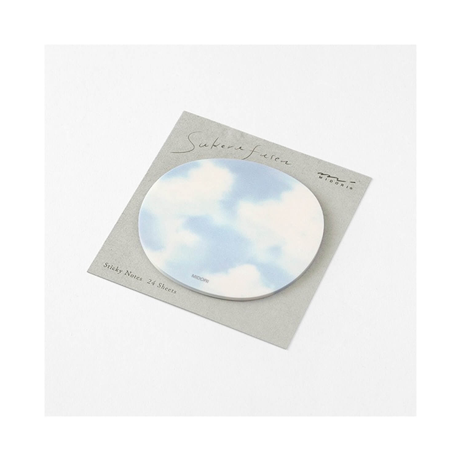 Midori Translucent Sticky Notes – Sky Blue