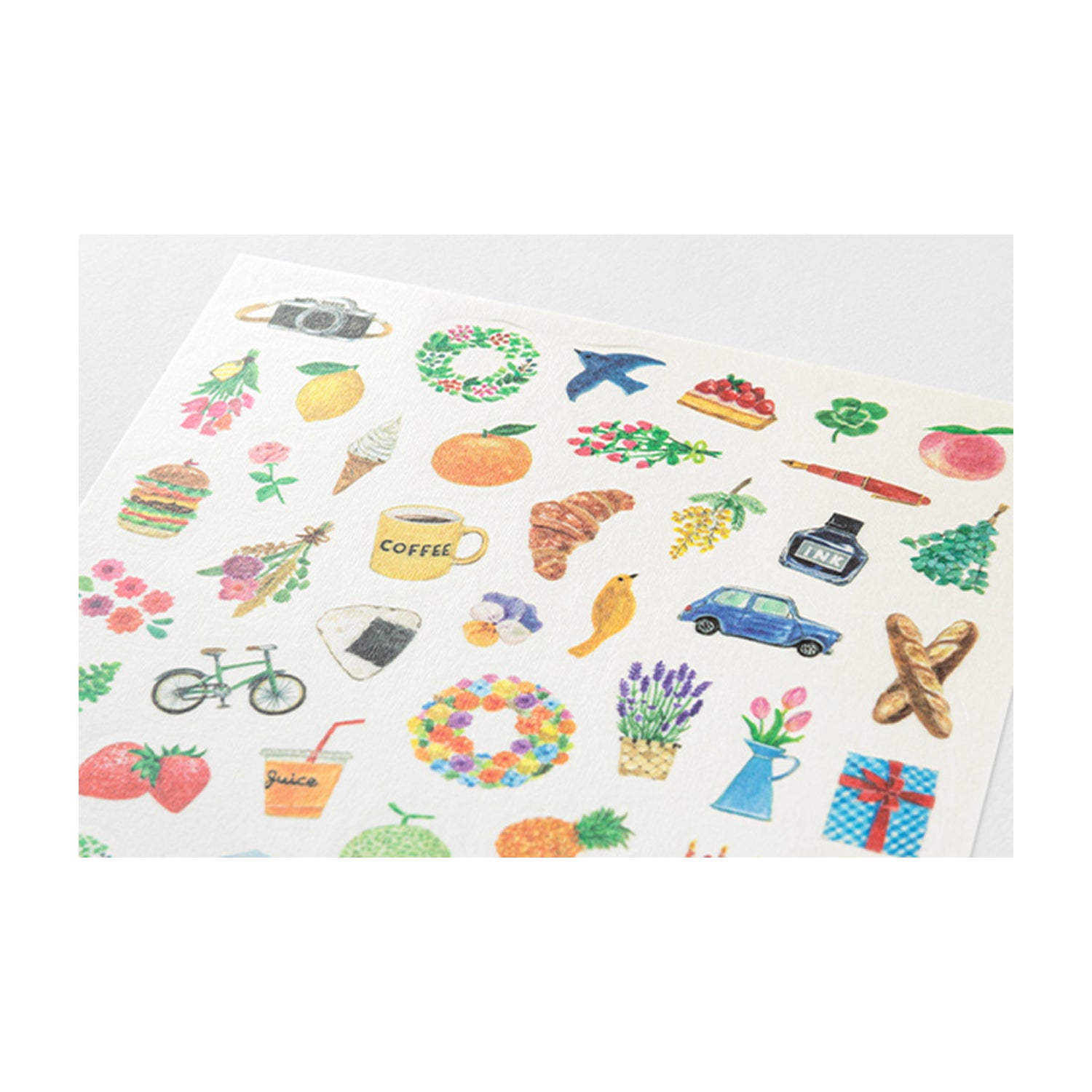 Midori Yurulog Transfer Stickers- 1 sheet