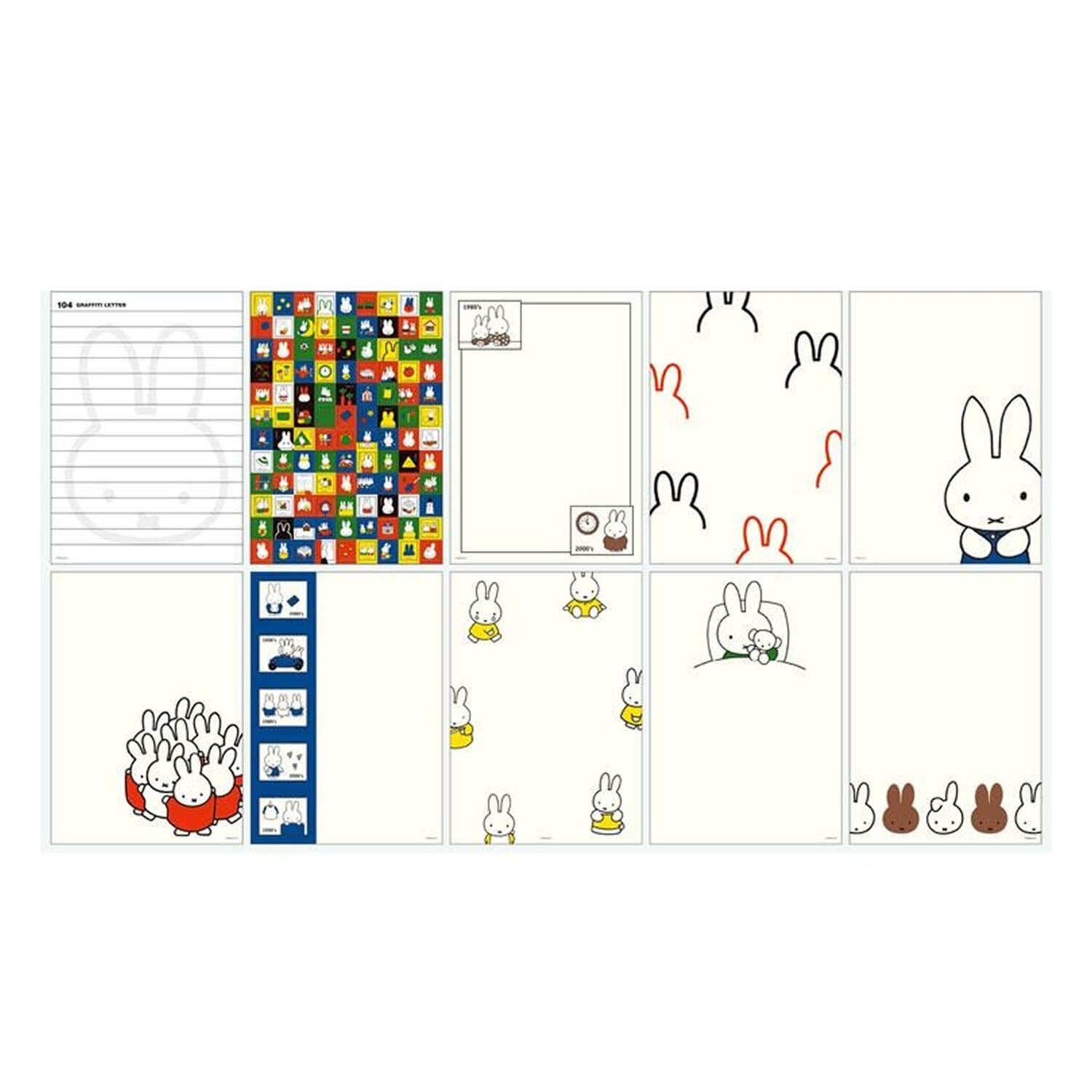 Miffy 104 Graffiti Letter Paper Set