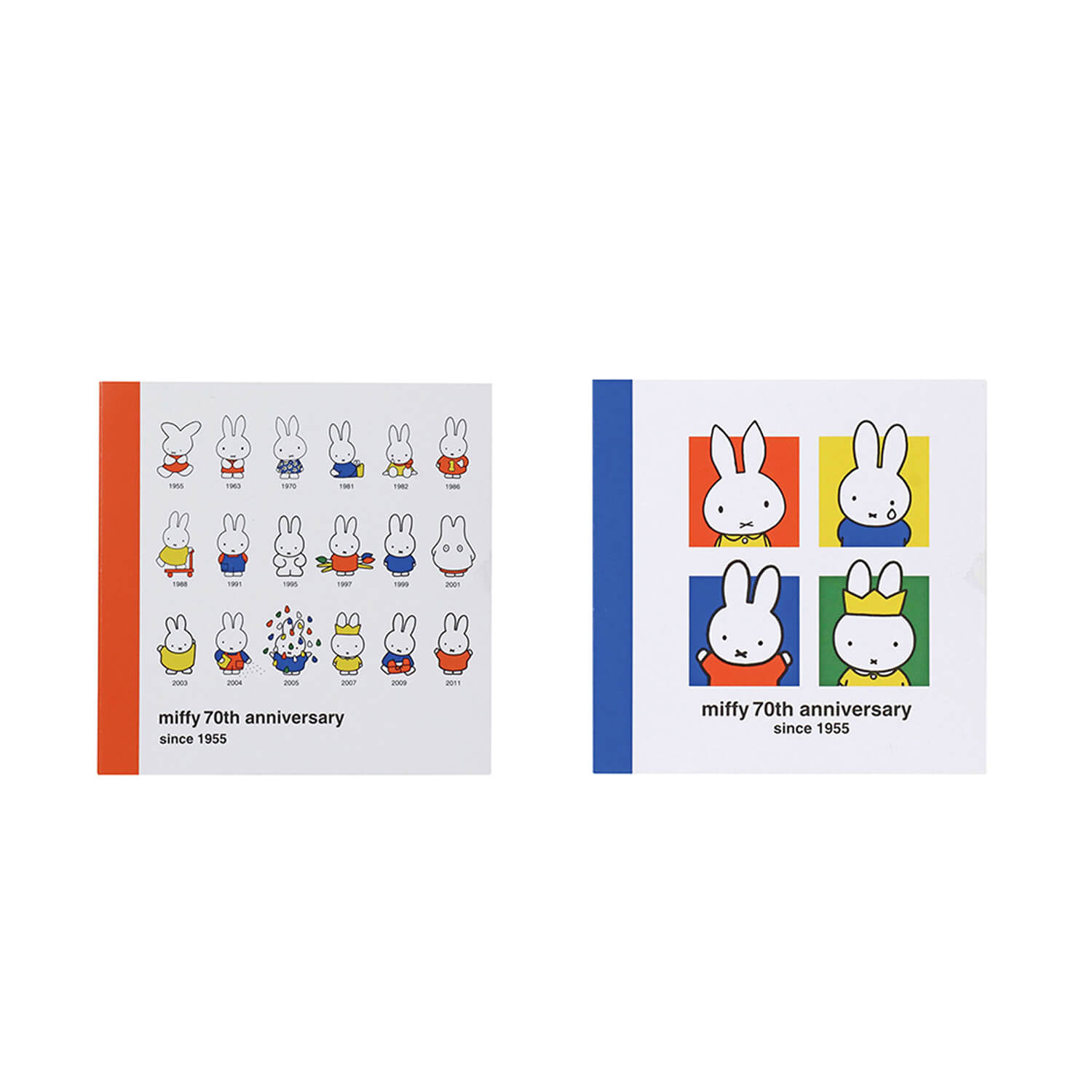 Miffy 70th Anniversary Square Memo Pad A
