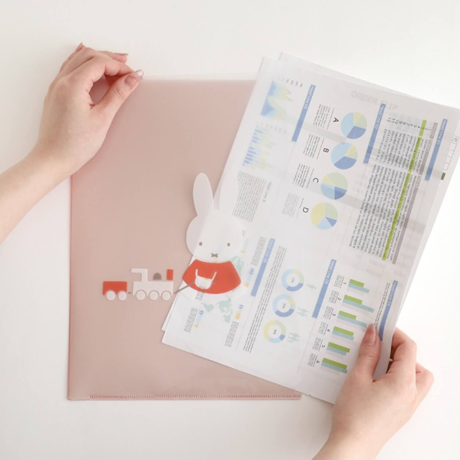 Miffy A4 Pocket Clear File - toy