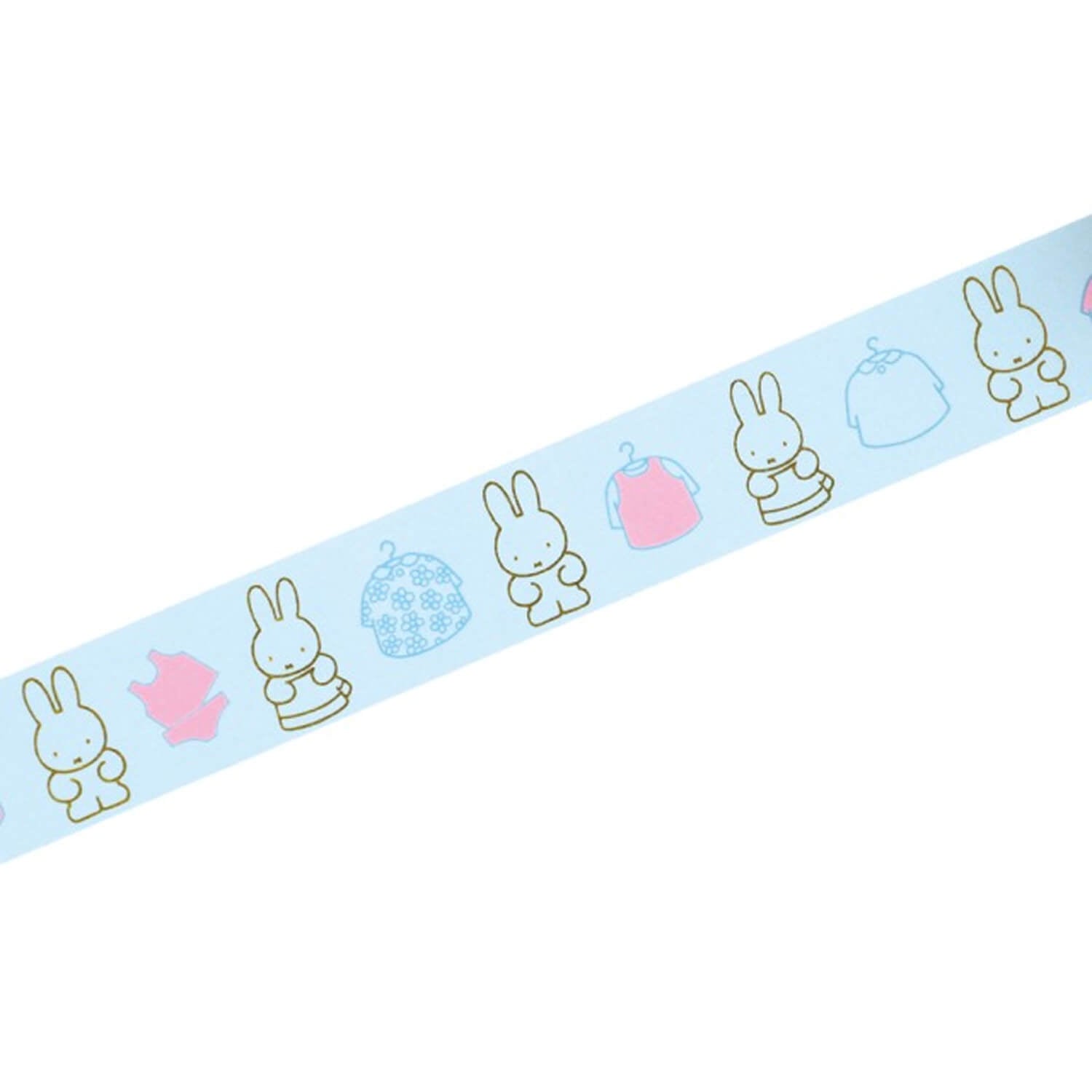 Miffy Gold Foil Masking Tape - Clothes