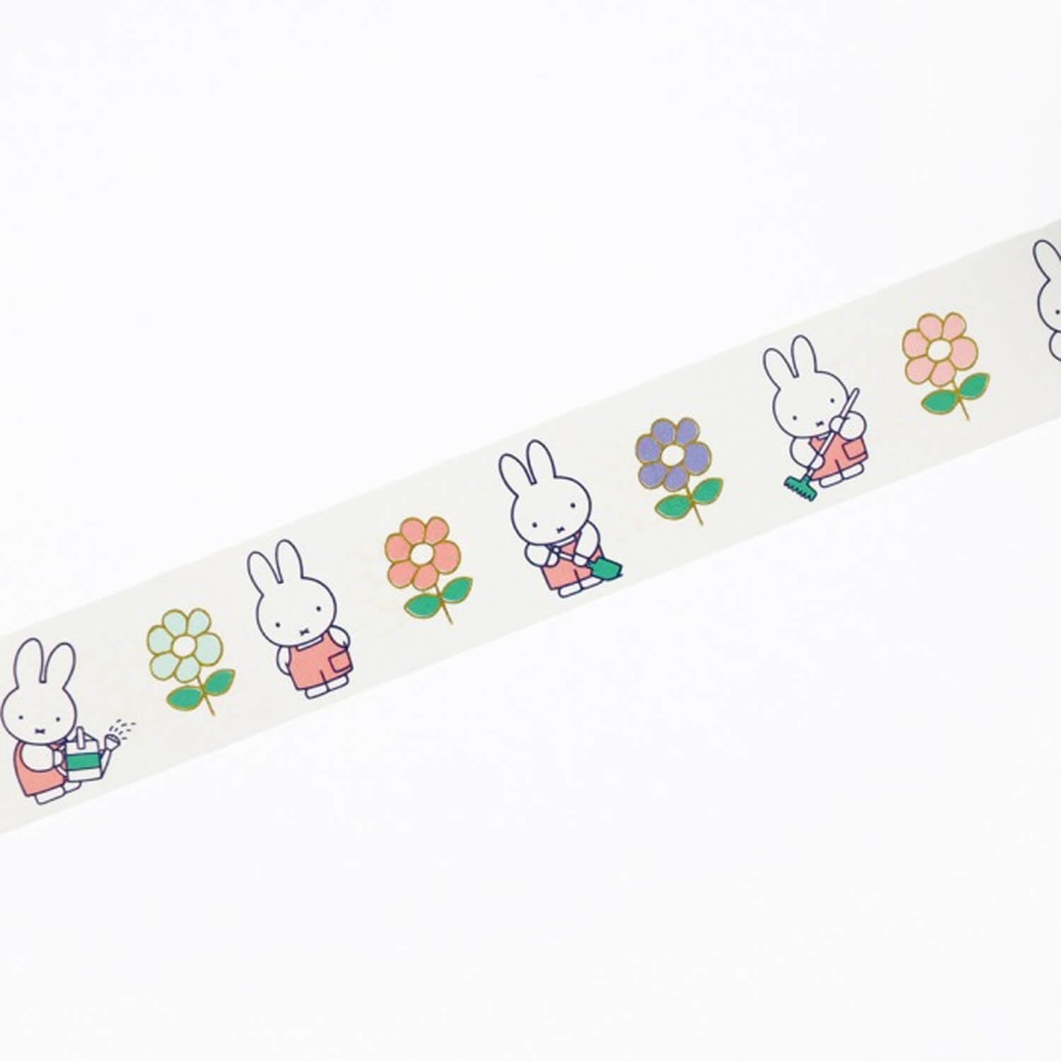 Miffy Gold Foil Masking Tape - Garden