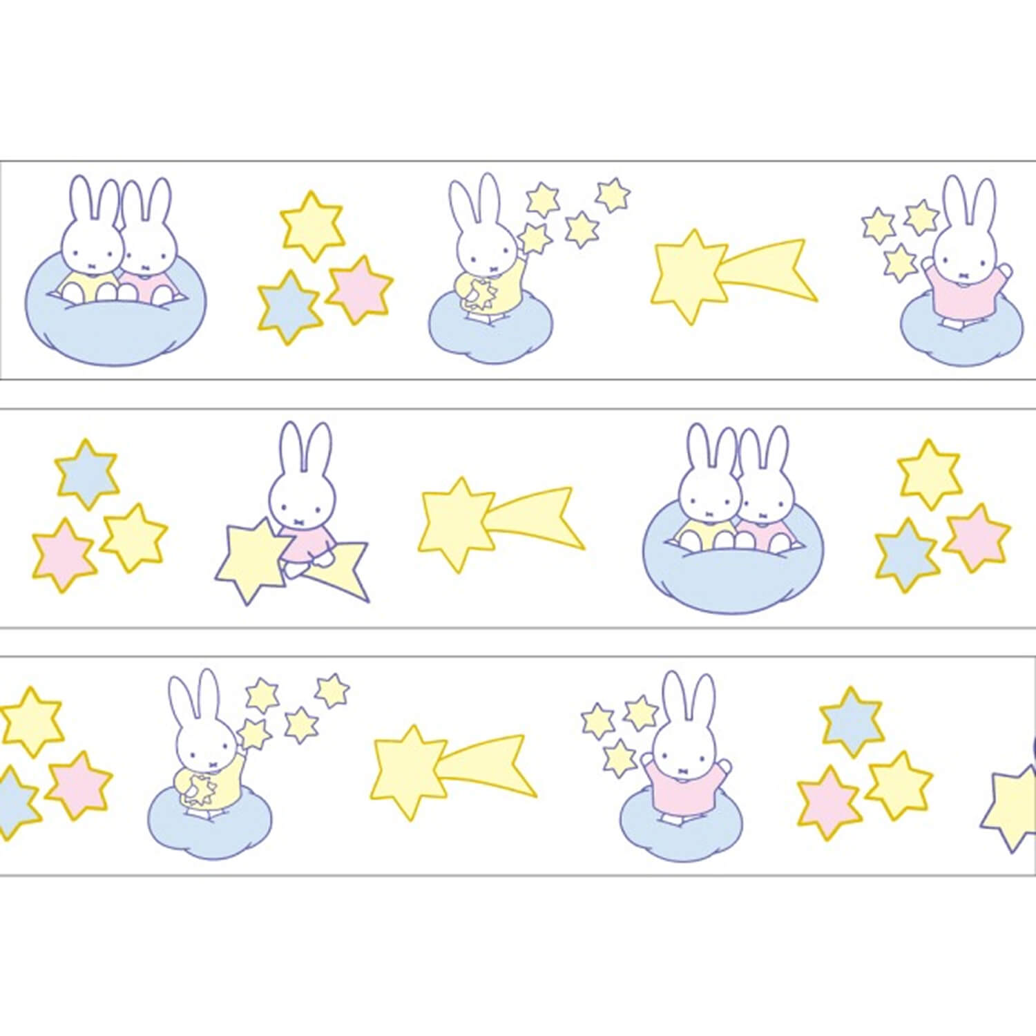 Miffy Gold Foil Masking Tape - Star