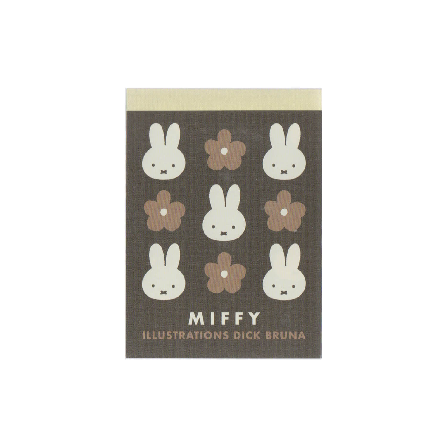 Miffy Memo Pad - Brown Flower