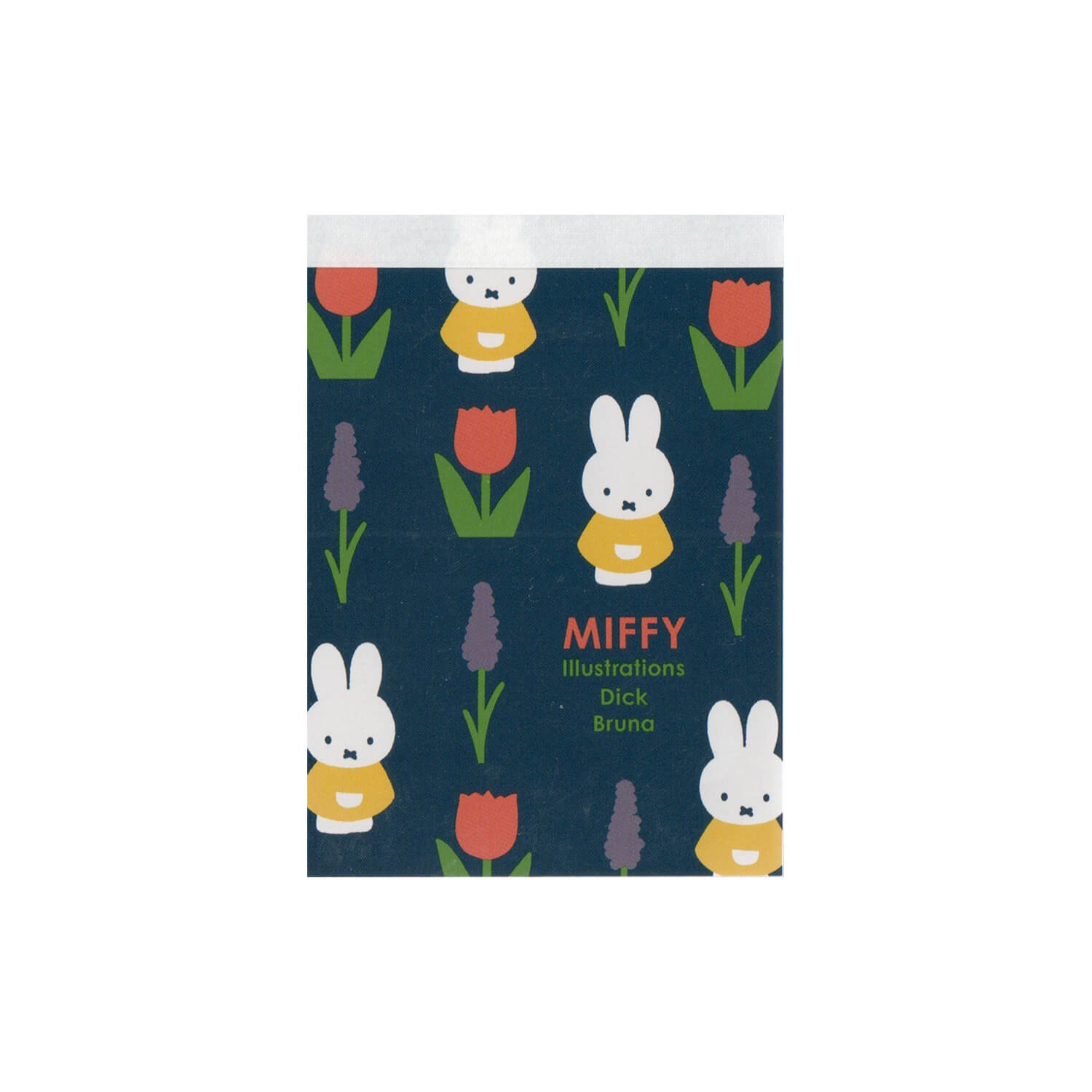 Miffy Memo Pad - Navy Flower