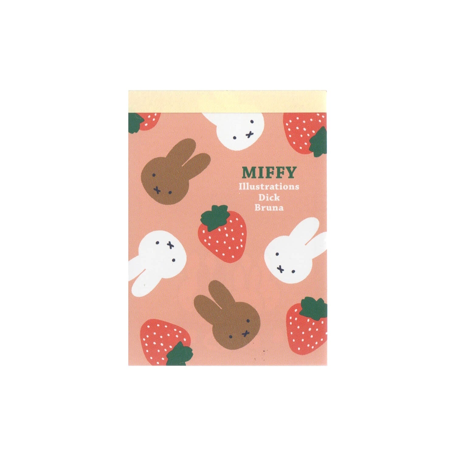 Miffy Memo Pad - Pink Strawberry