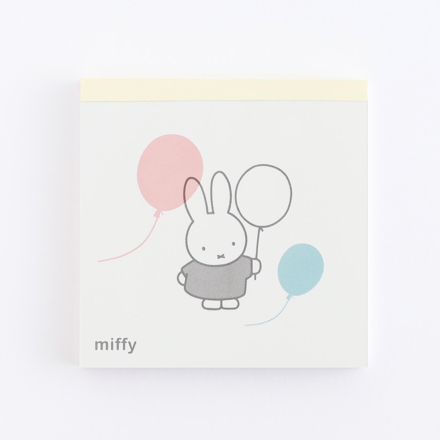 Miffy Square Memo Pad - Balloon
