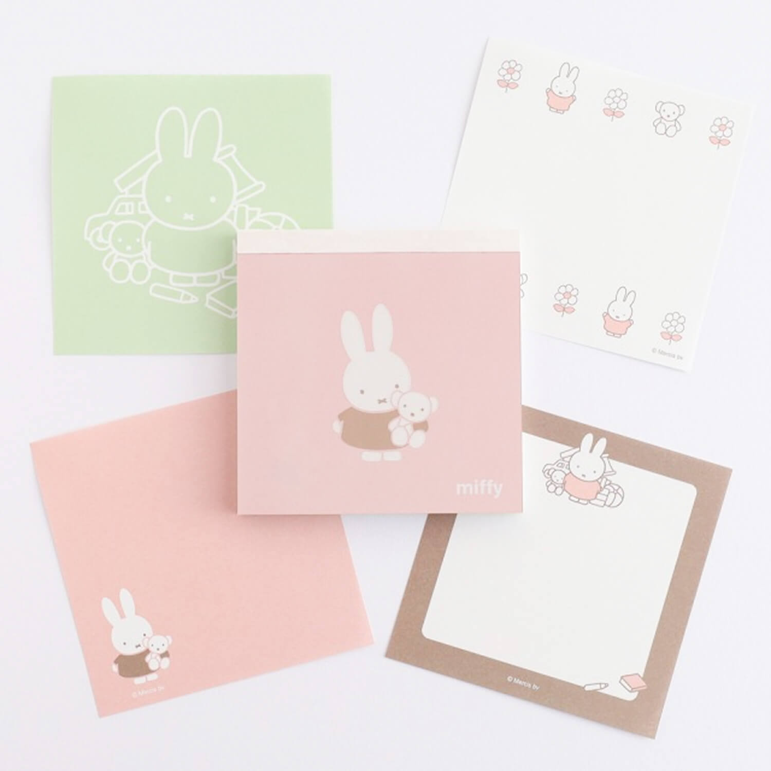 Miffy Square Memo Pad - Favorite