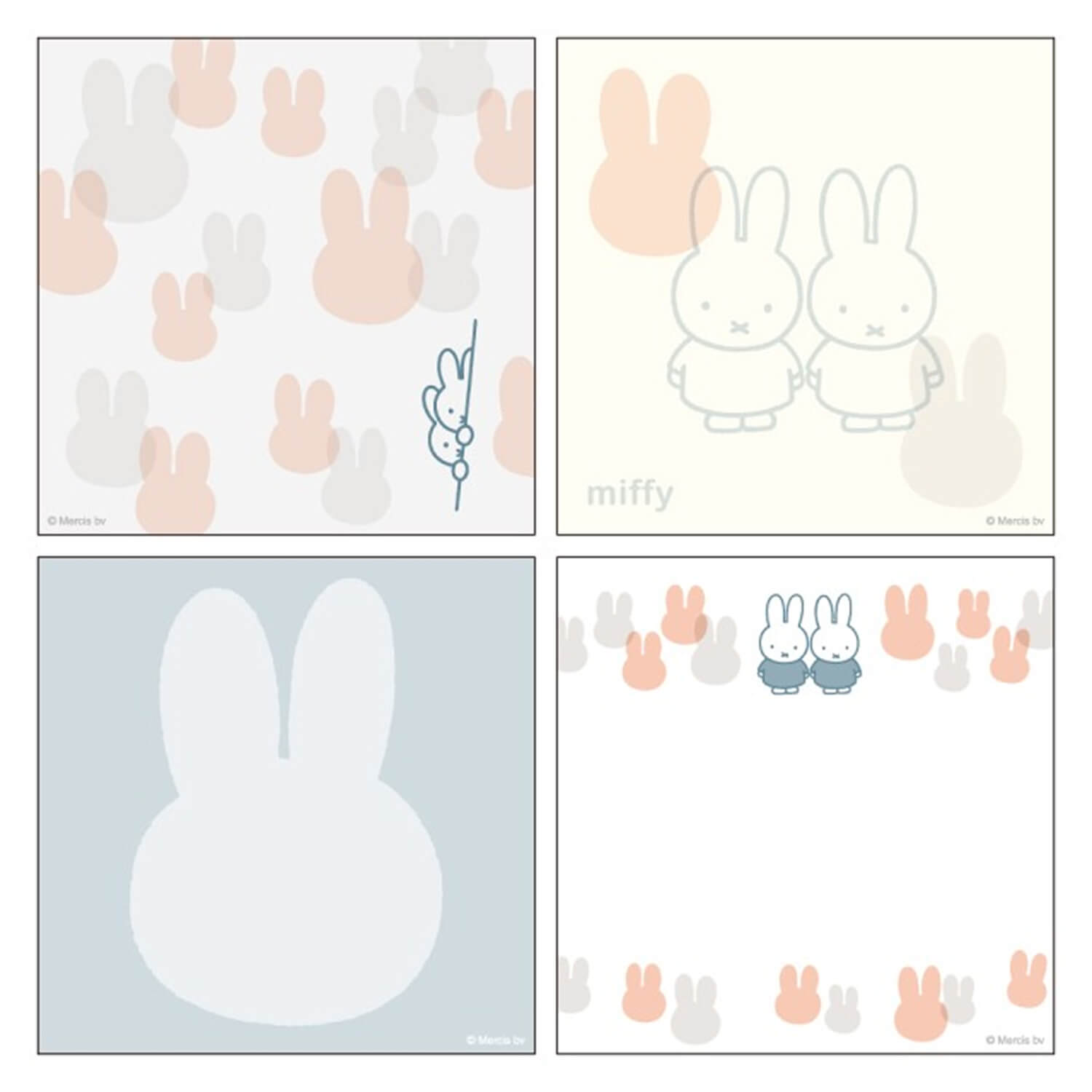 Miffy Square Memo Pad - Friend
