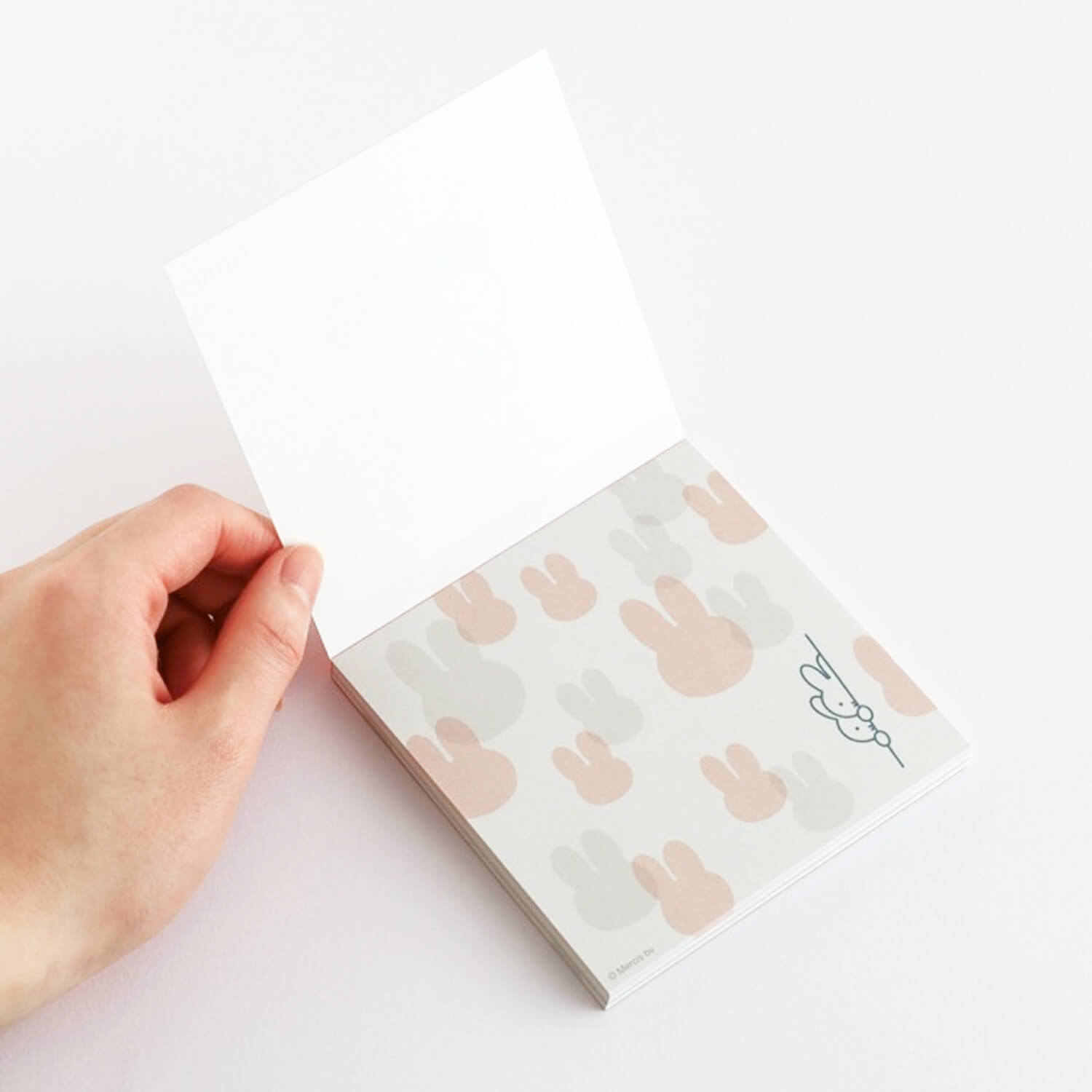 Miffy Square Memo Pad - Friend