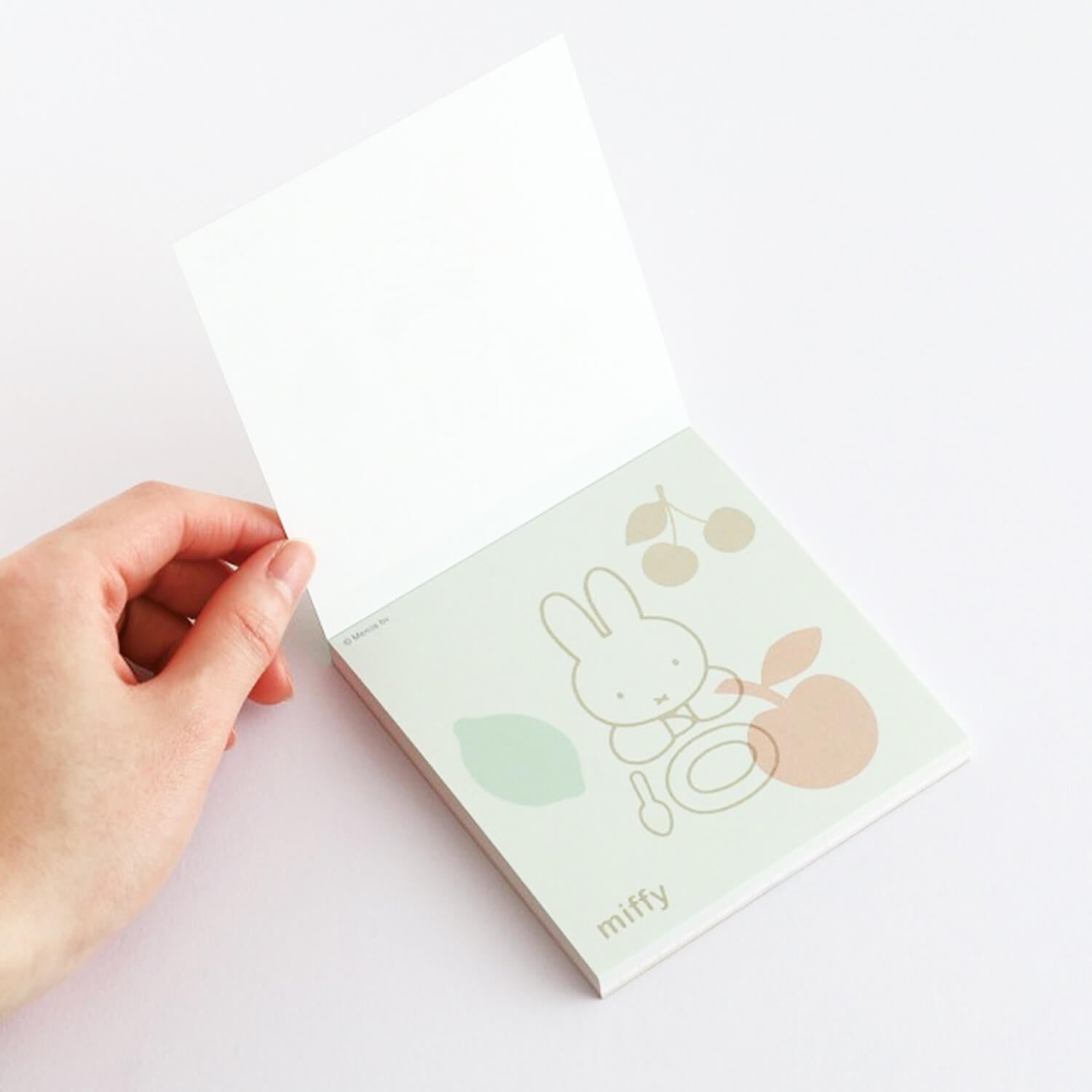 Miffy Square Memo Pad - Fruits
