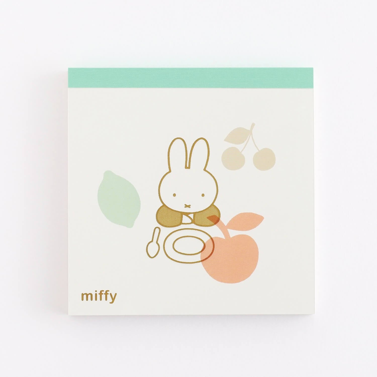 Miffy Square Memo Pad - Fruits