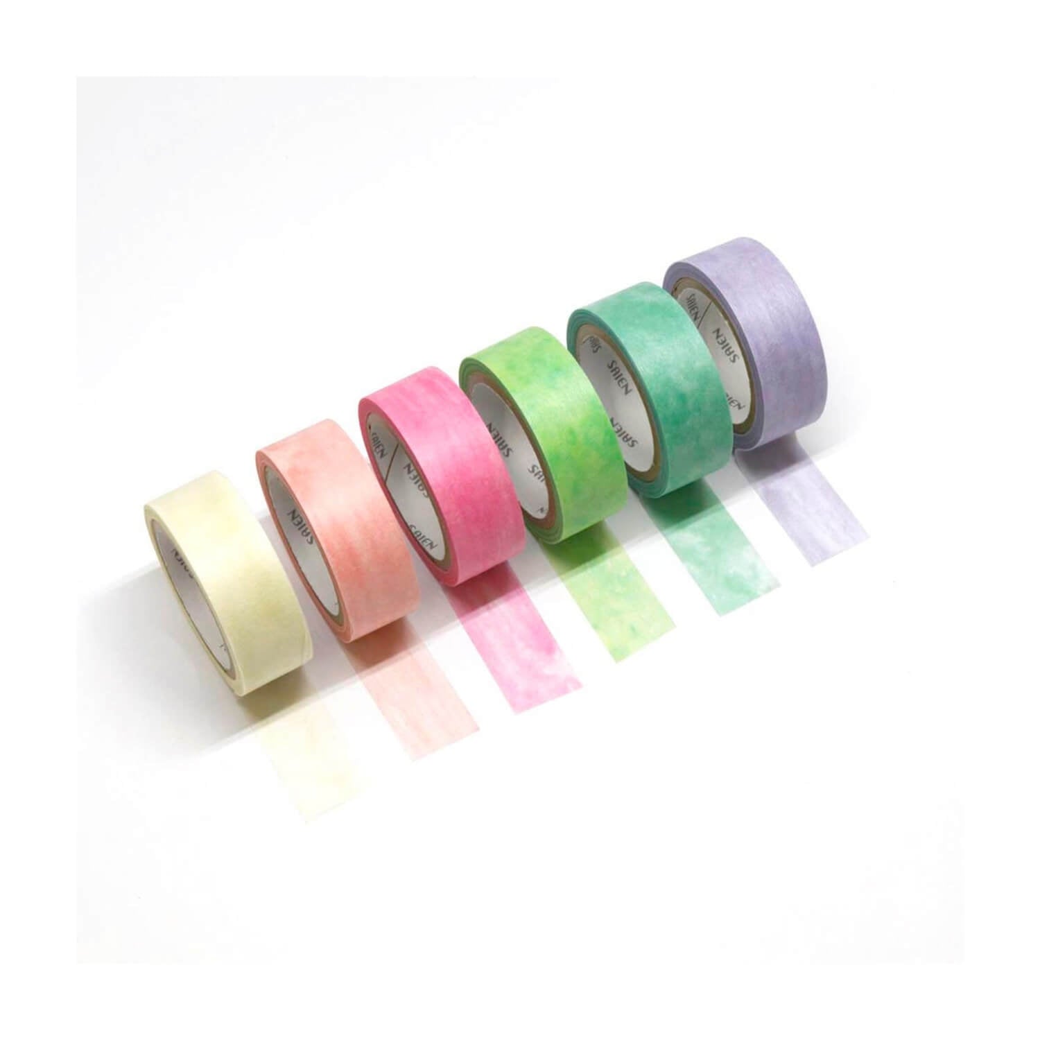 Miki Tamura Chigiri-e Masking Tape – Fluffy 6-Color Set