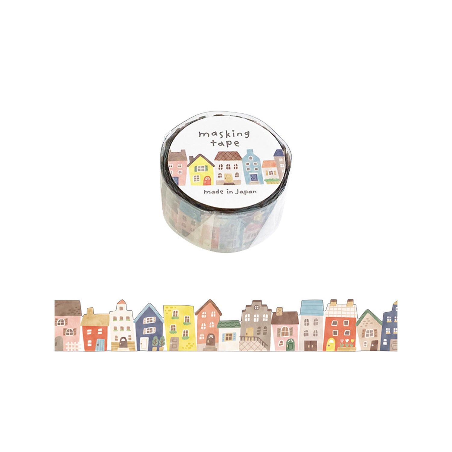 Mind Wave Die-Cut Borderless Masking Tape – Houses