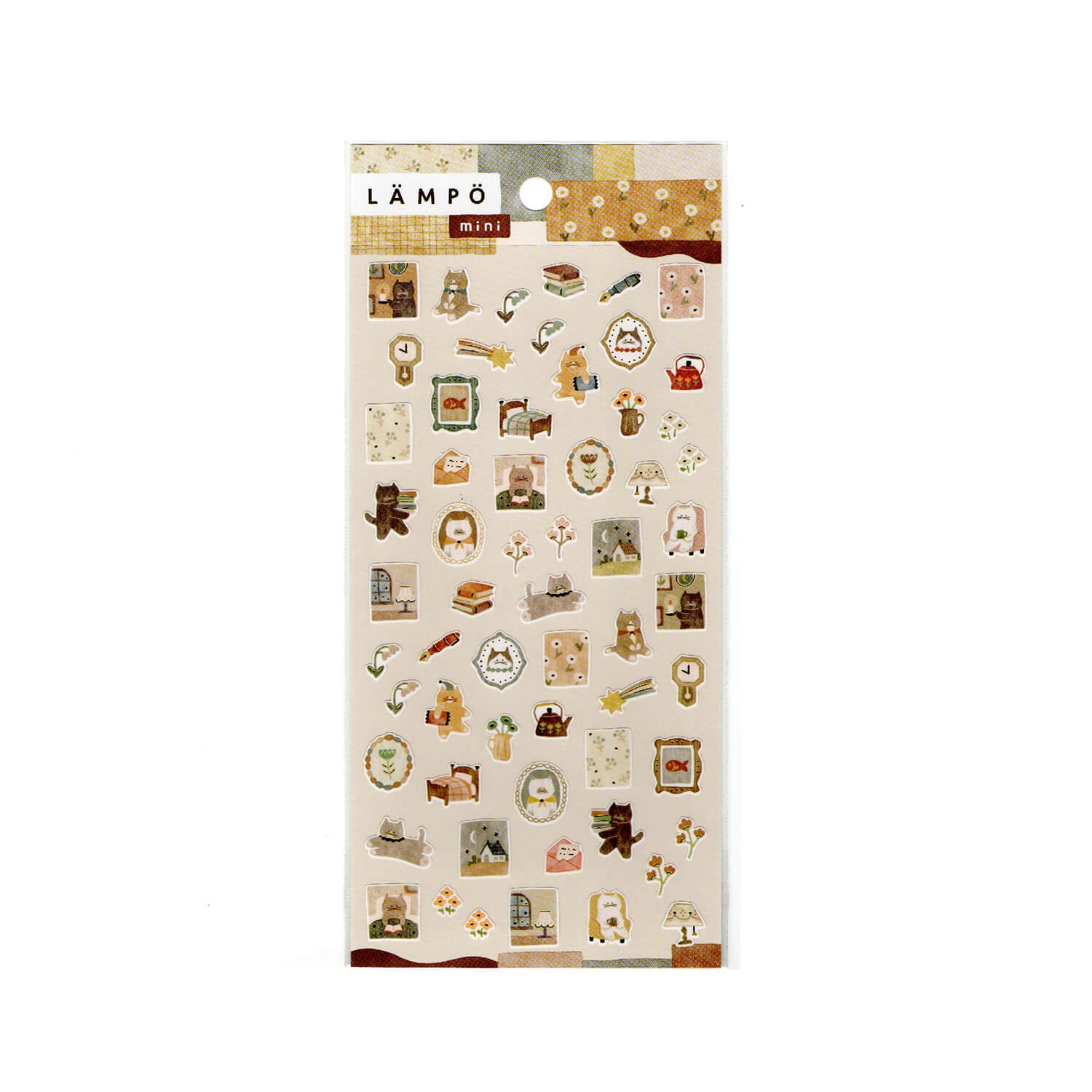 Mind Wave Lampo Mini Sticker – Cat and Night