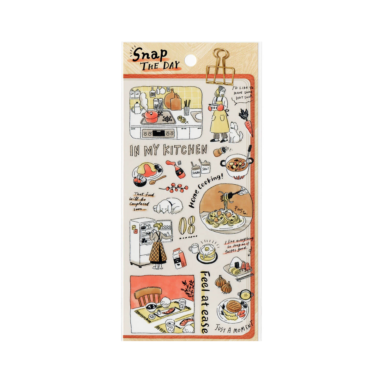 Mind Wave Snap the Day Sticker Sheet - Cooking