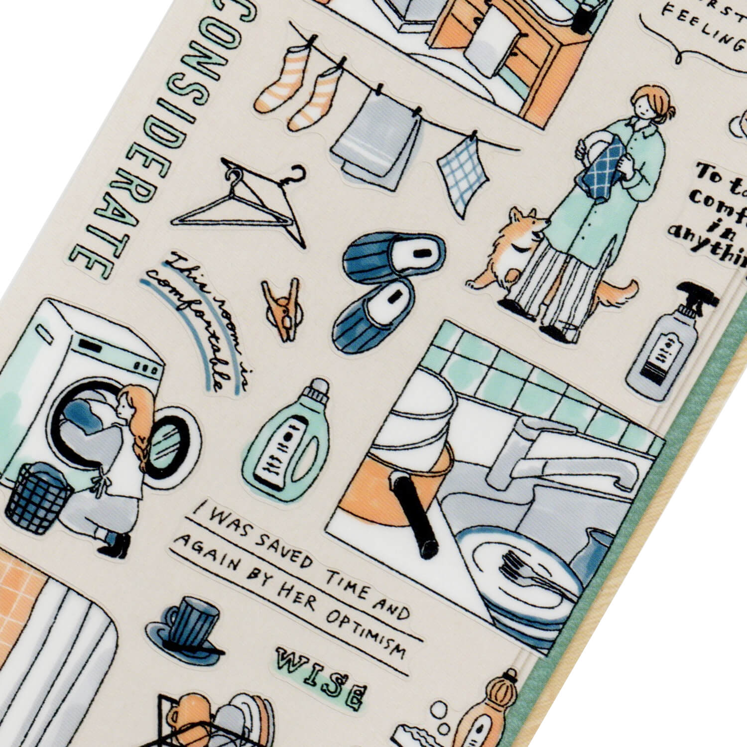 Mind Wave Snap the Day Sticker Sheet - Laundry