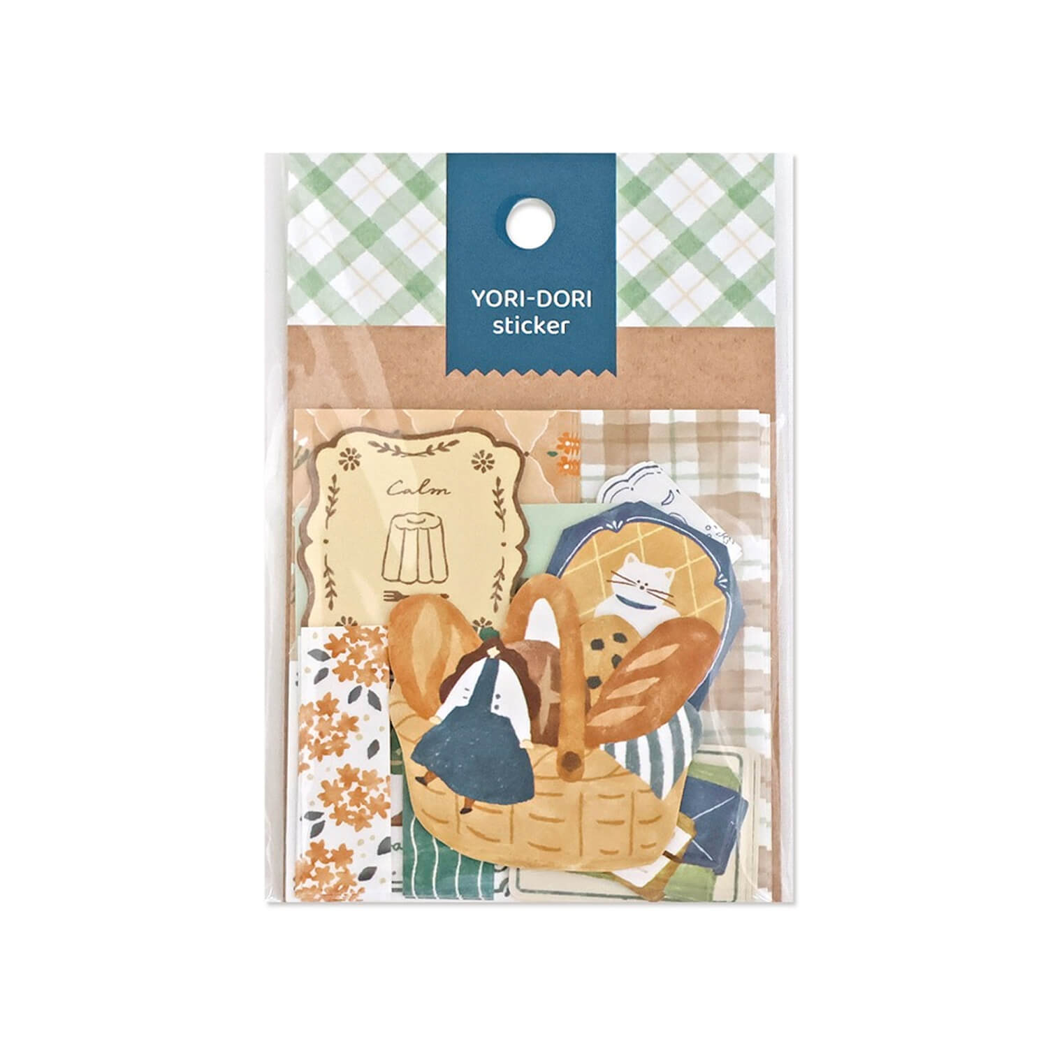 Mind Wave Yoridori Flake Stickers - Bread Basket