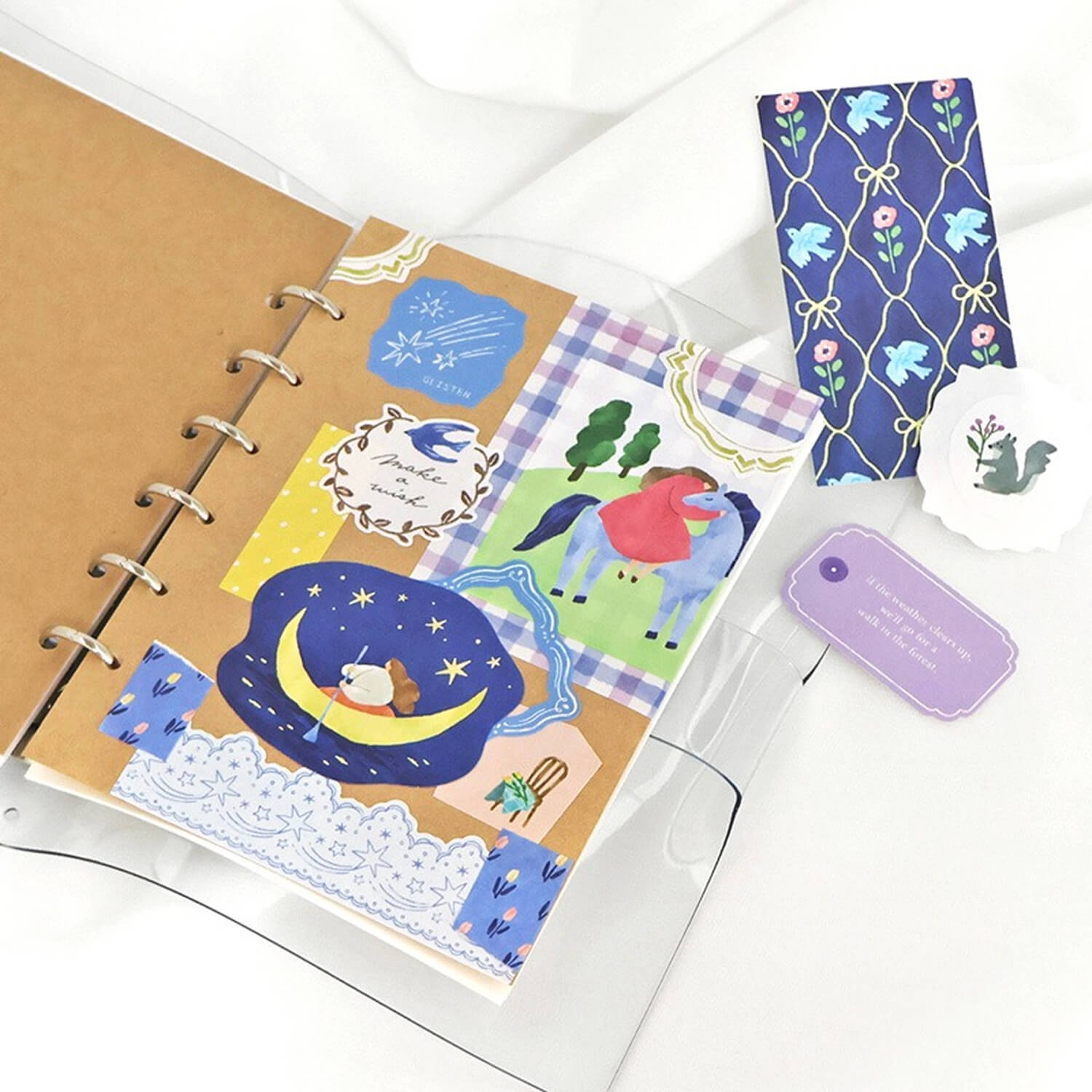 Mind Wave Yoridori Flake Stickers - Moonlit Dreams