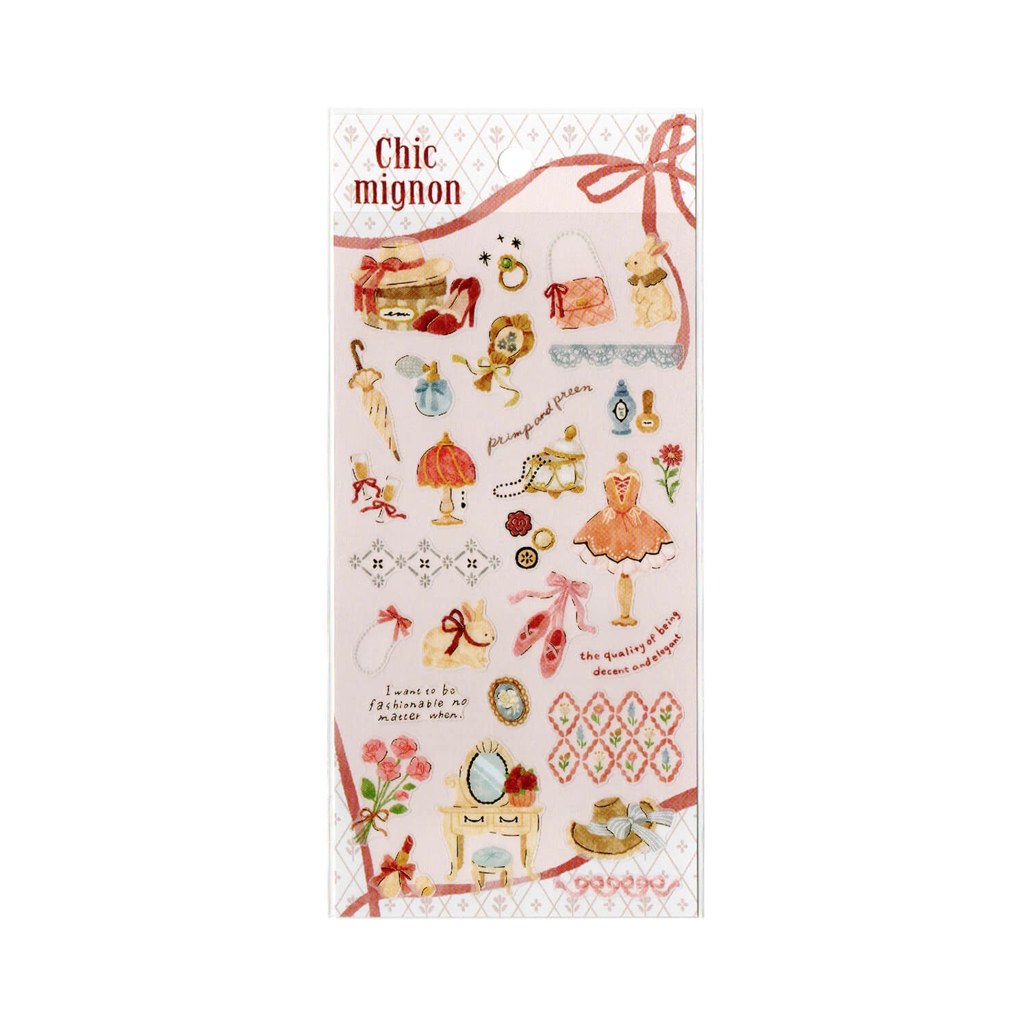 Mindwave Chic Mignon Sticker Sheet – Dress Up
