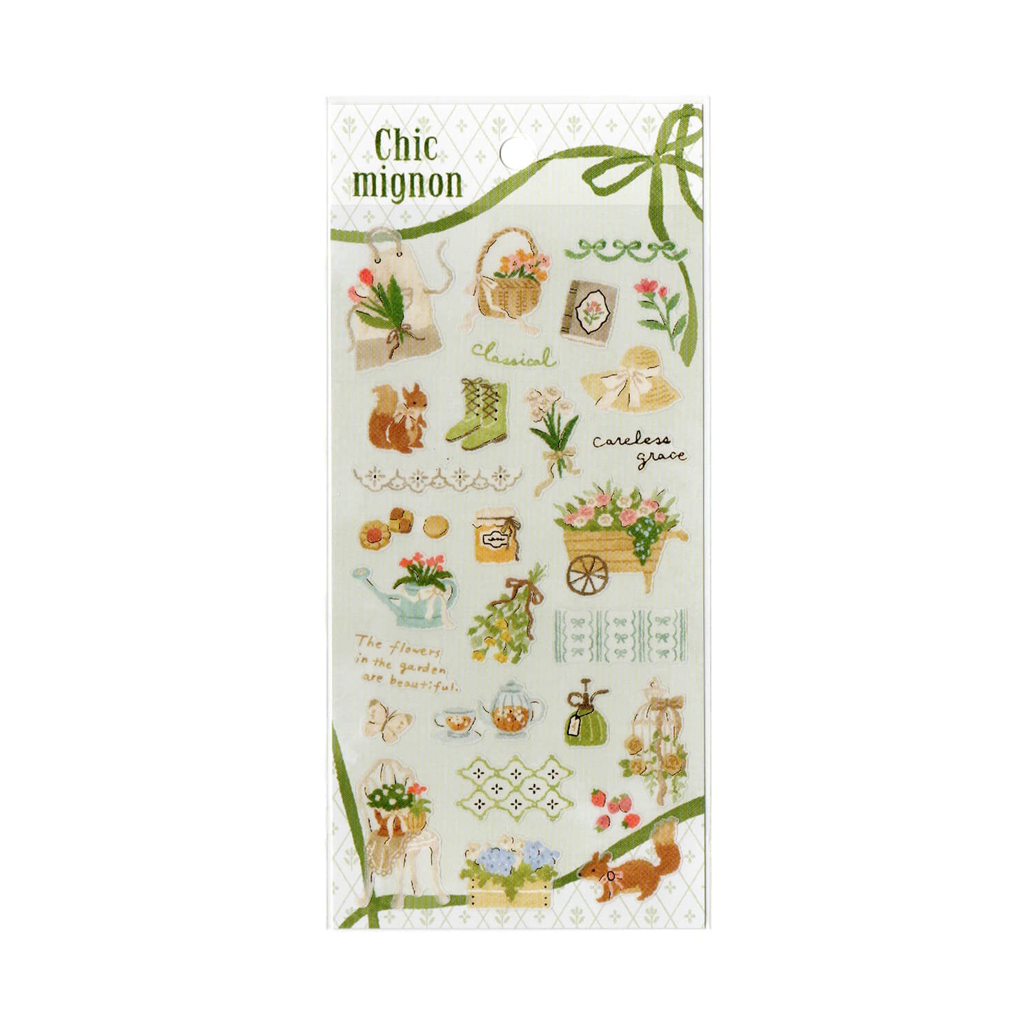 Mindwave Chic Mignon Sticker Sheet – Gardening