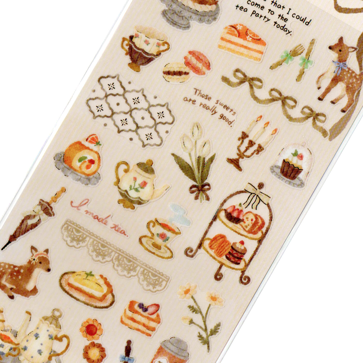 Mindwave Chic Mignon Sticker Sheet – Tea Party