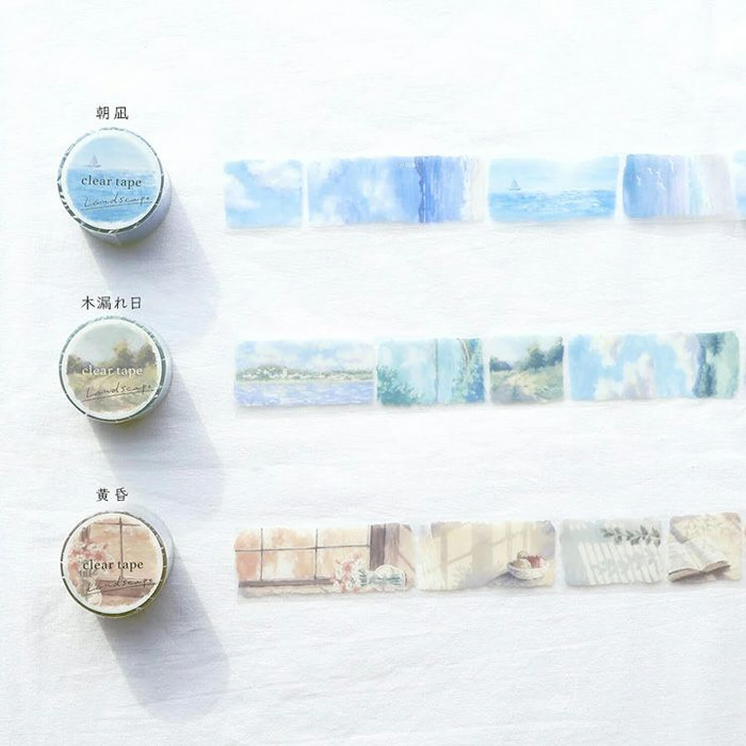 Mind Wave Clear Tape 30mm – Landscape Twilight