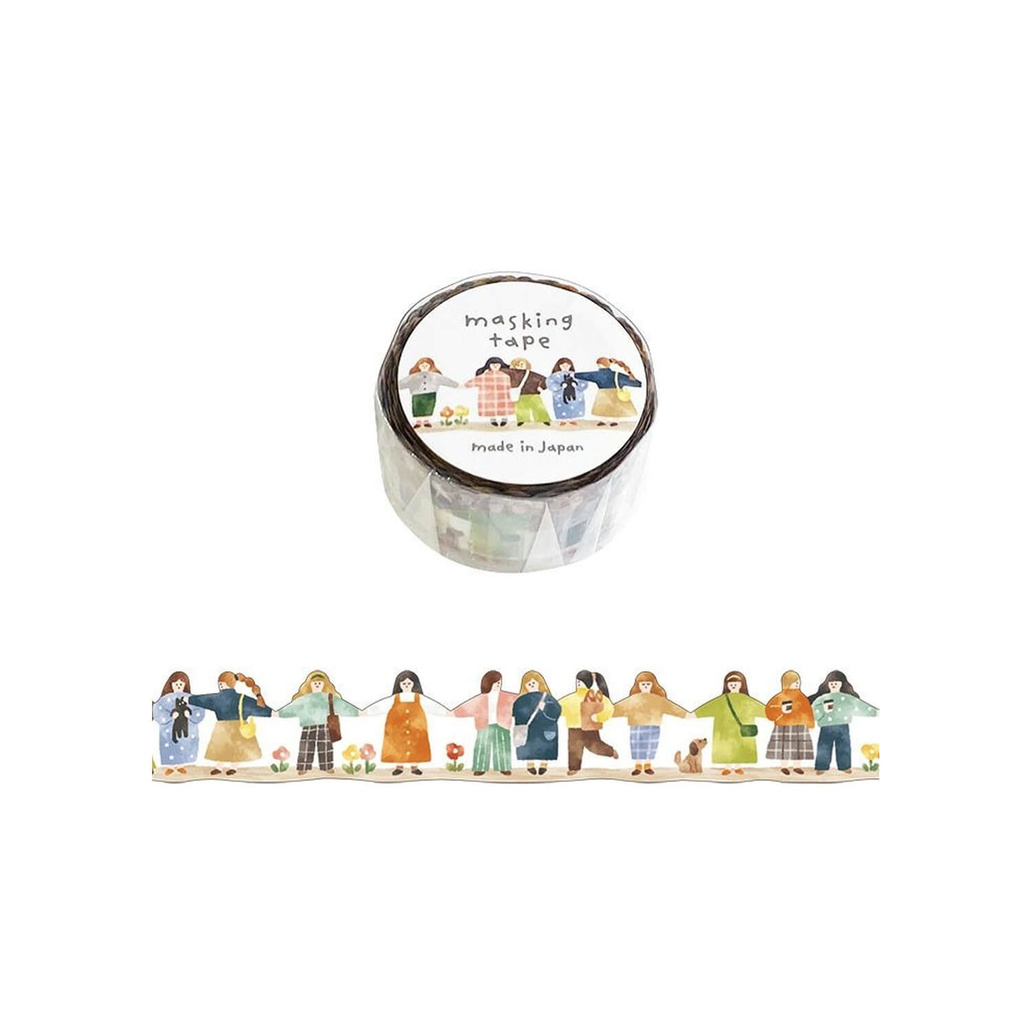 Mind Wave Die-Cut Masking Tape – Girl