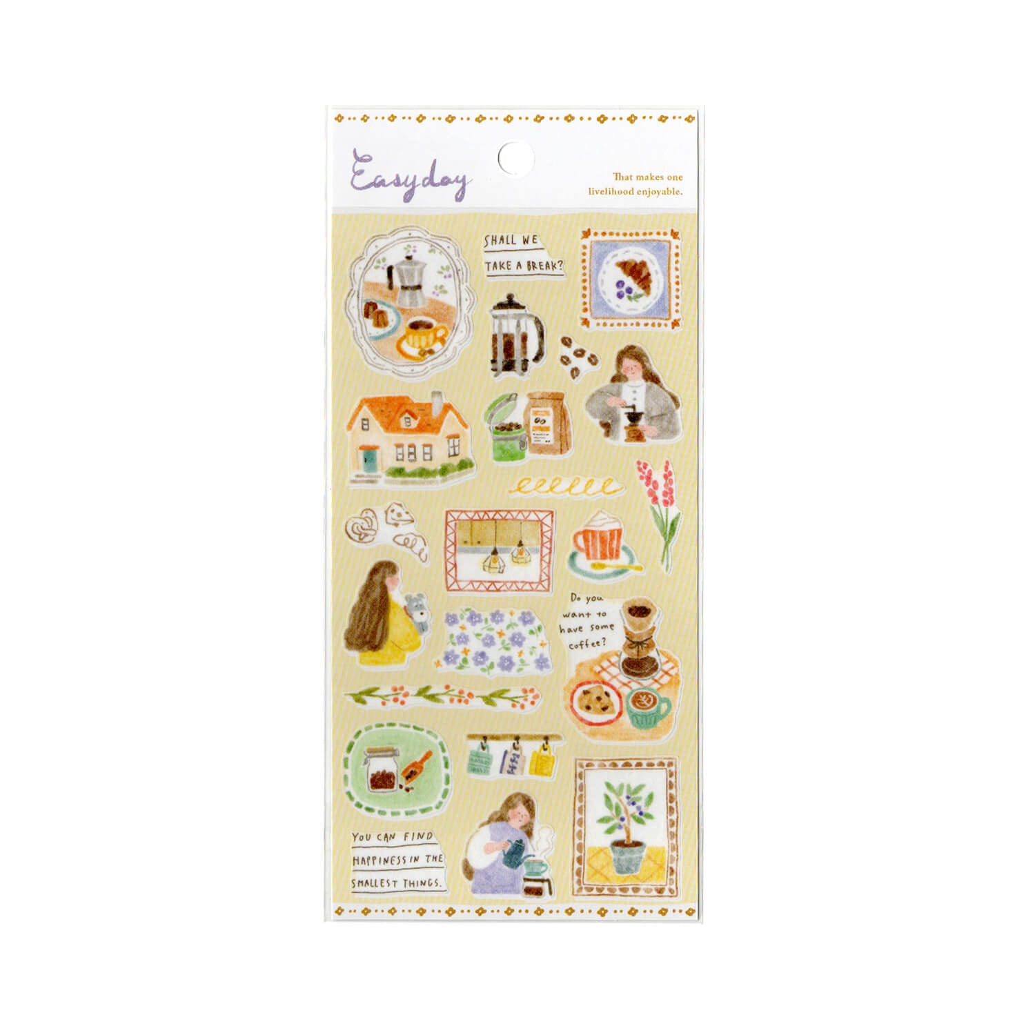 Mindwave Easy Days Sticker – Coffee