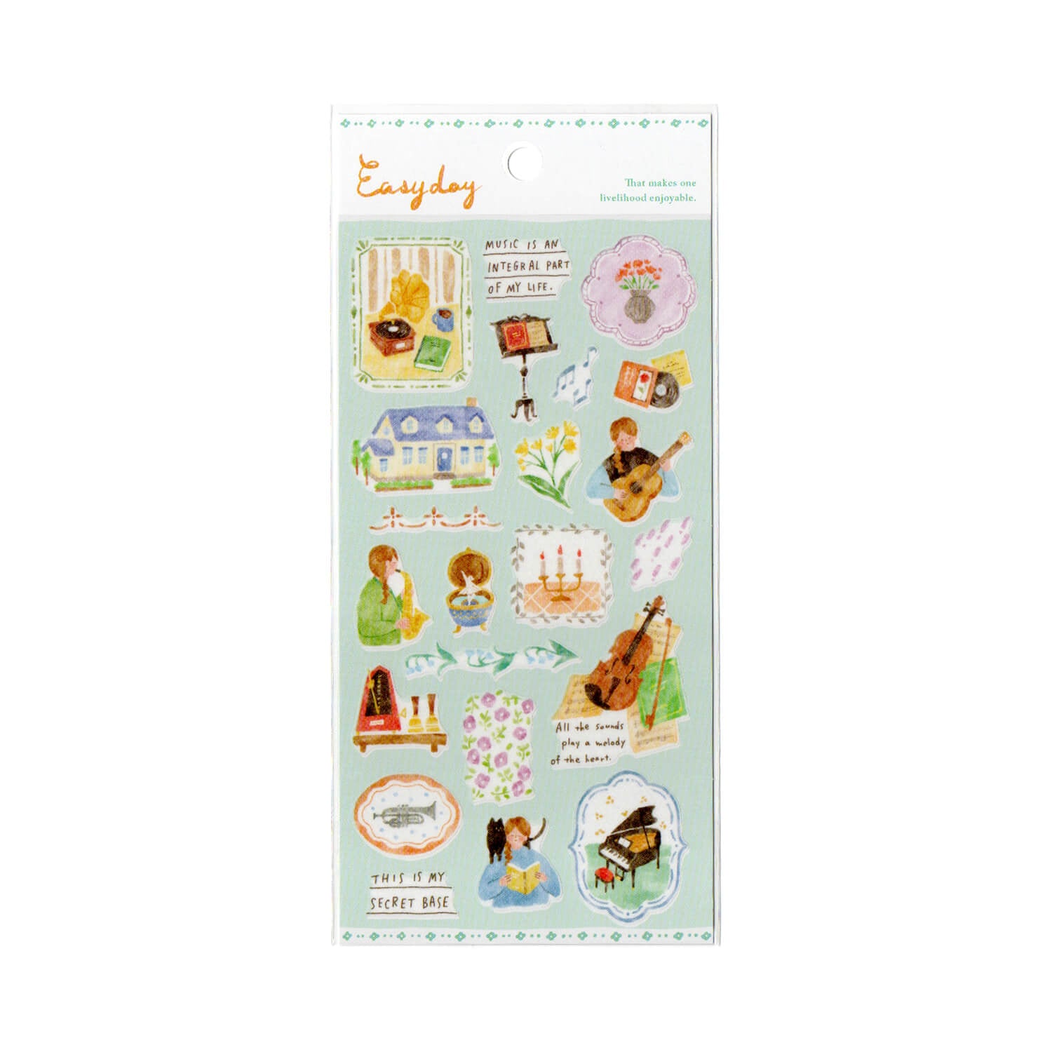 Mindwave Easy Days Sticker – Music