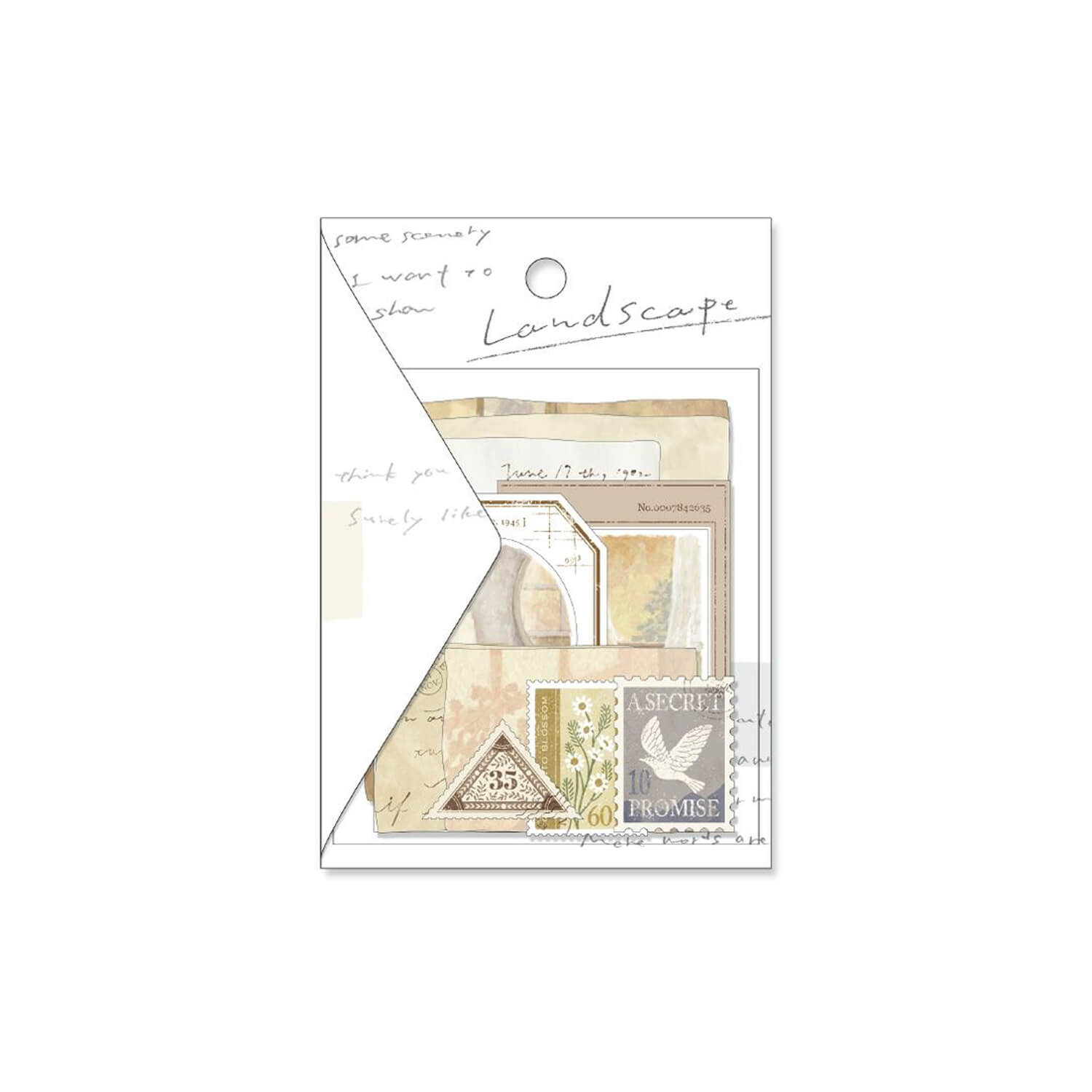 Mind Wave Landscape Flake Stickers – Twilight