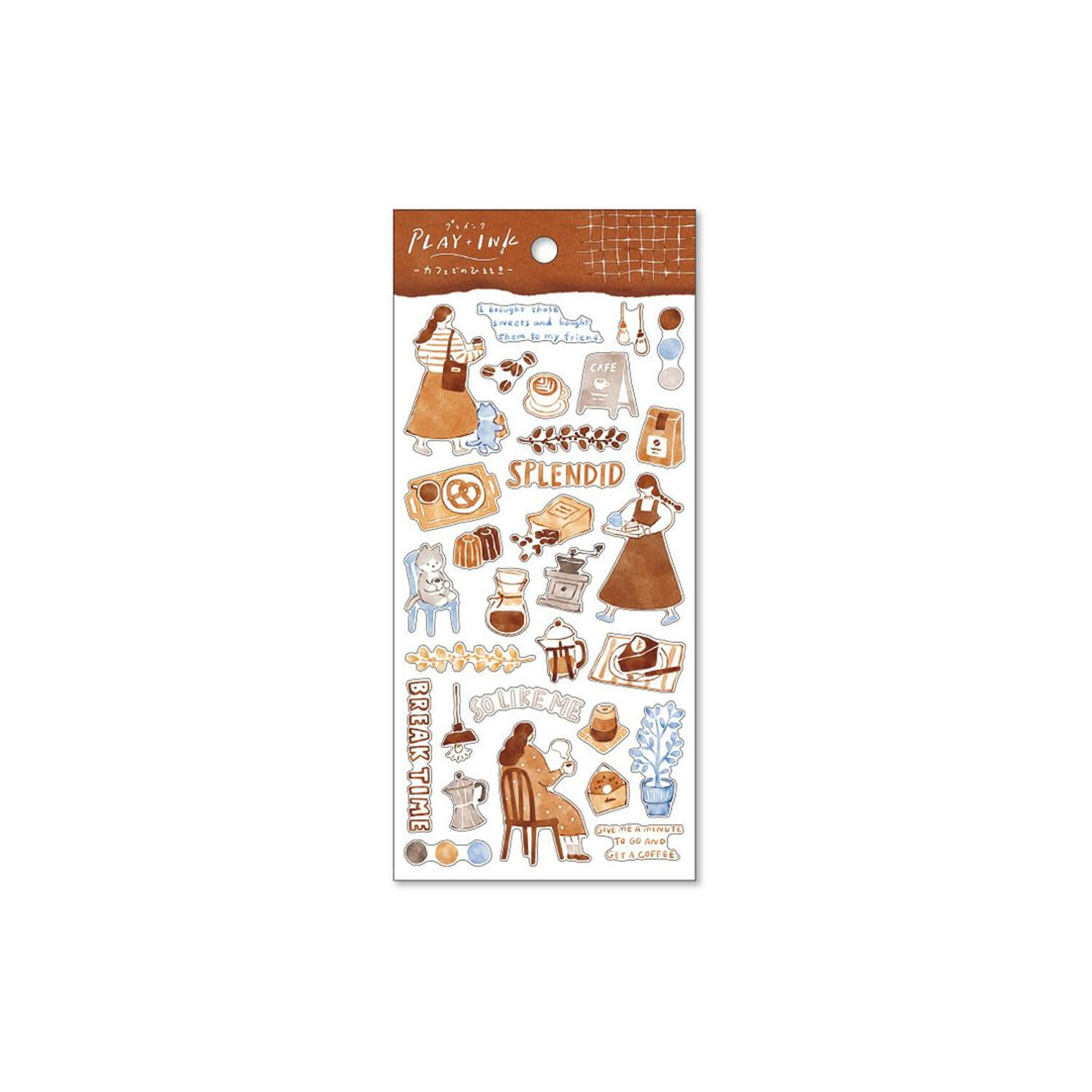 Mind Wave Play Ink Sticker Sheet – Café Moments