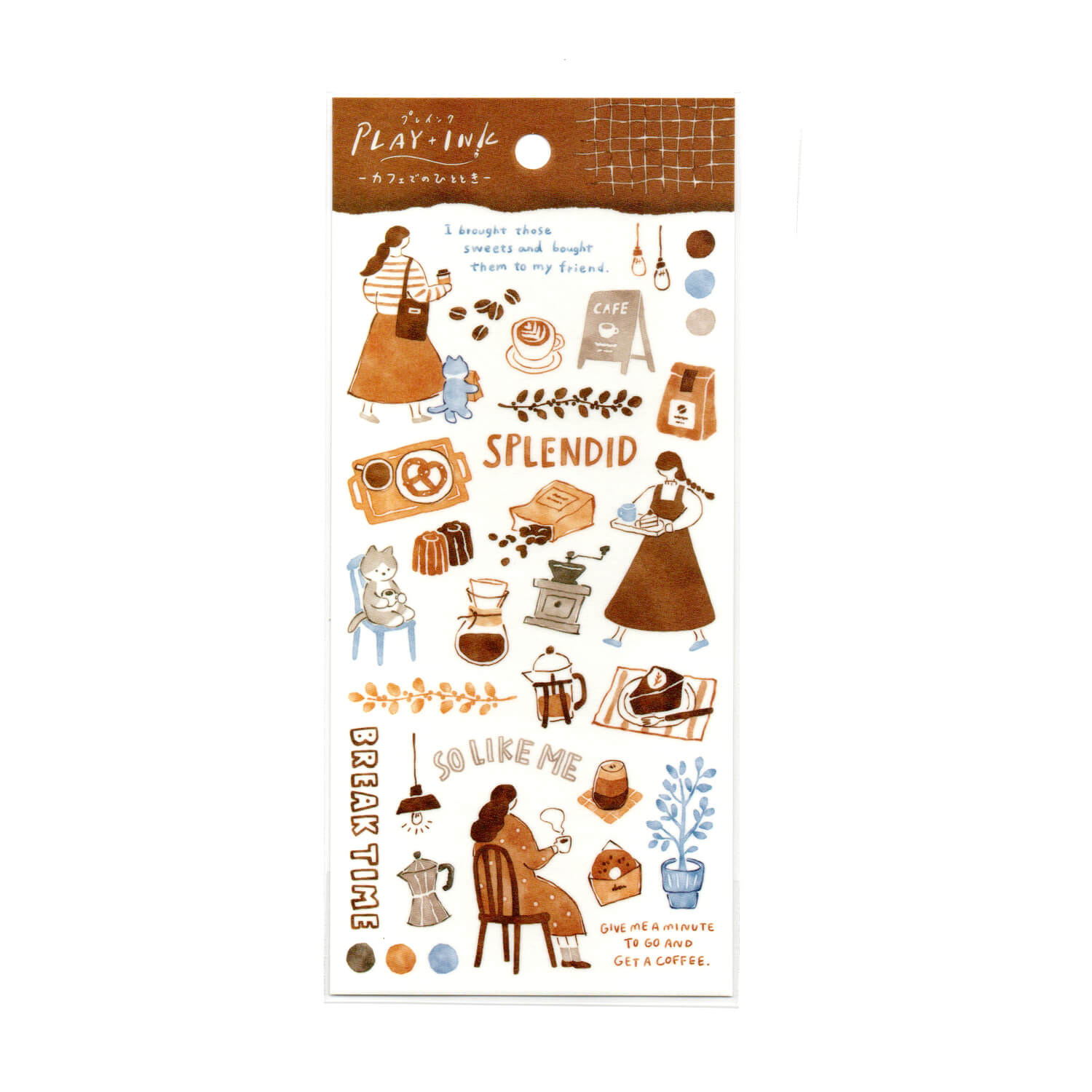 Mind Wave Play Ink Sticker Sheet – Café Moments