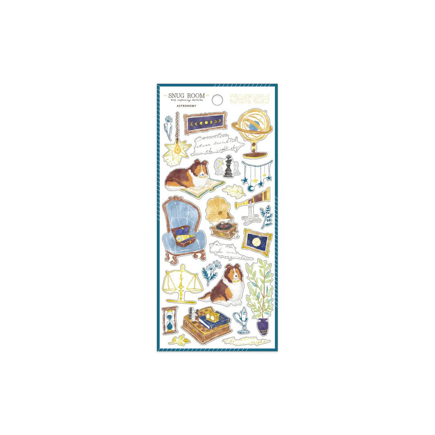Mind Wave Snug Room Sticker Sheet – Astronomy